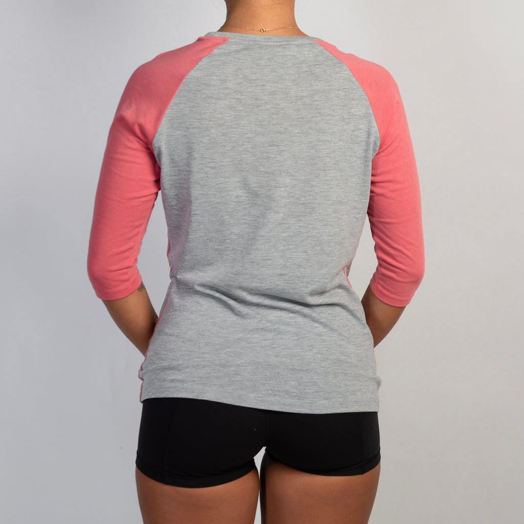 PINK RAGLAN TOP