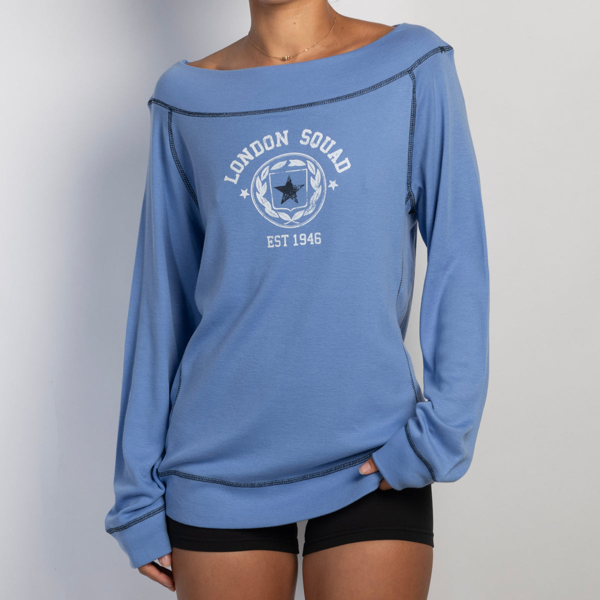 PURPLE LONG SLEEVE TOP