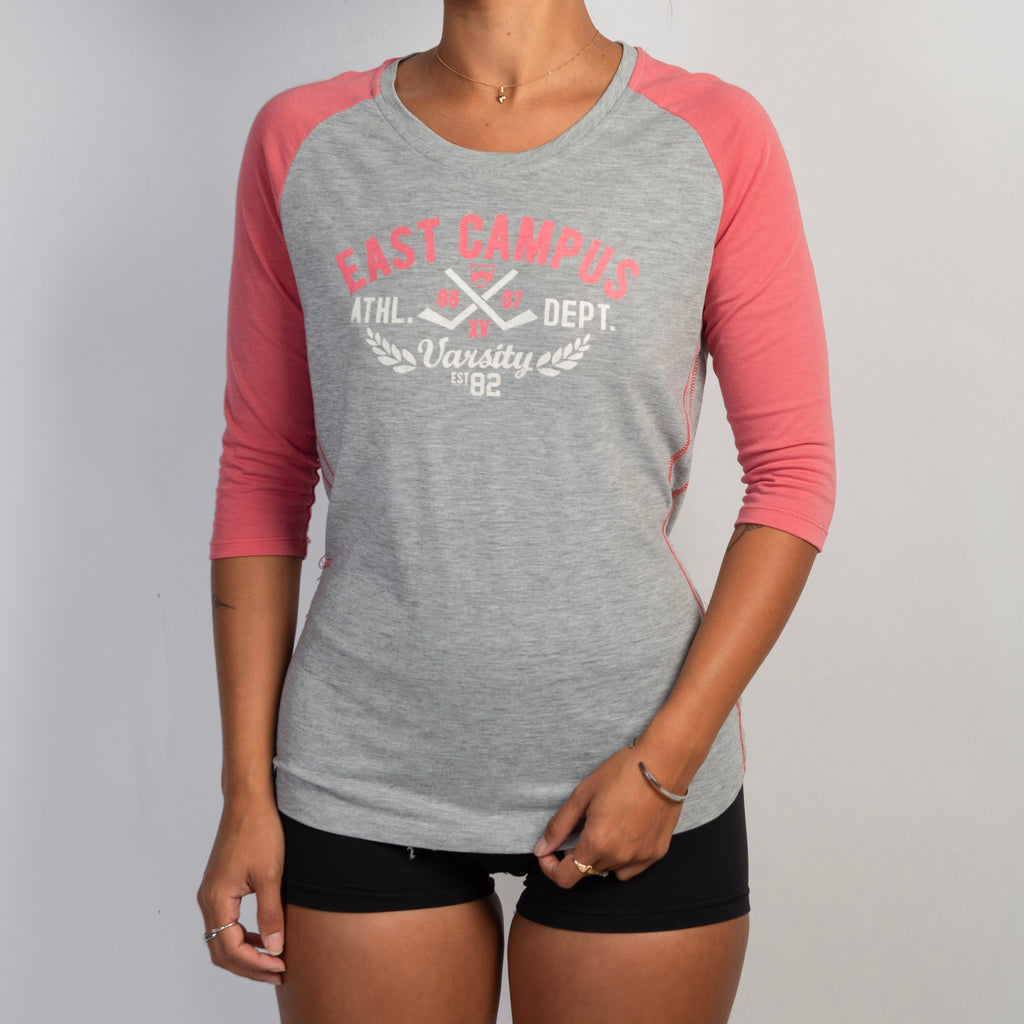 PINK RAGLAN TOP