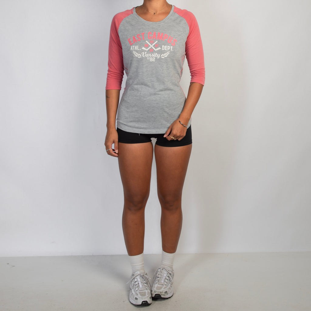 PINK RAGLAN TOP
