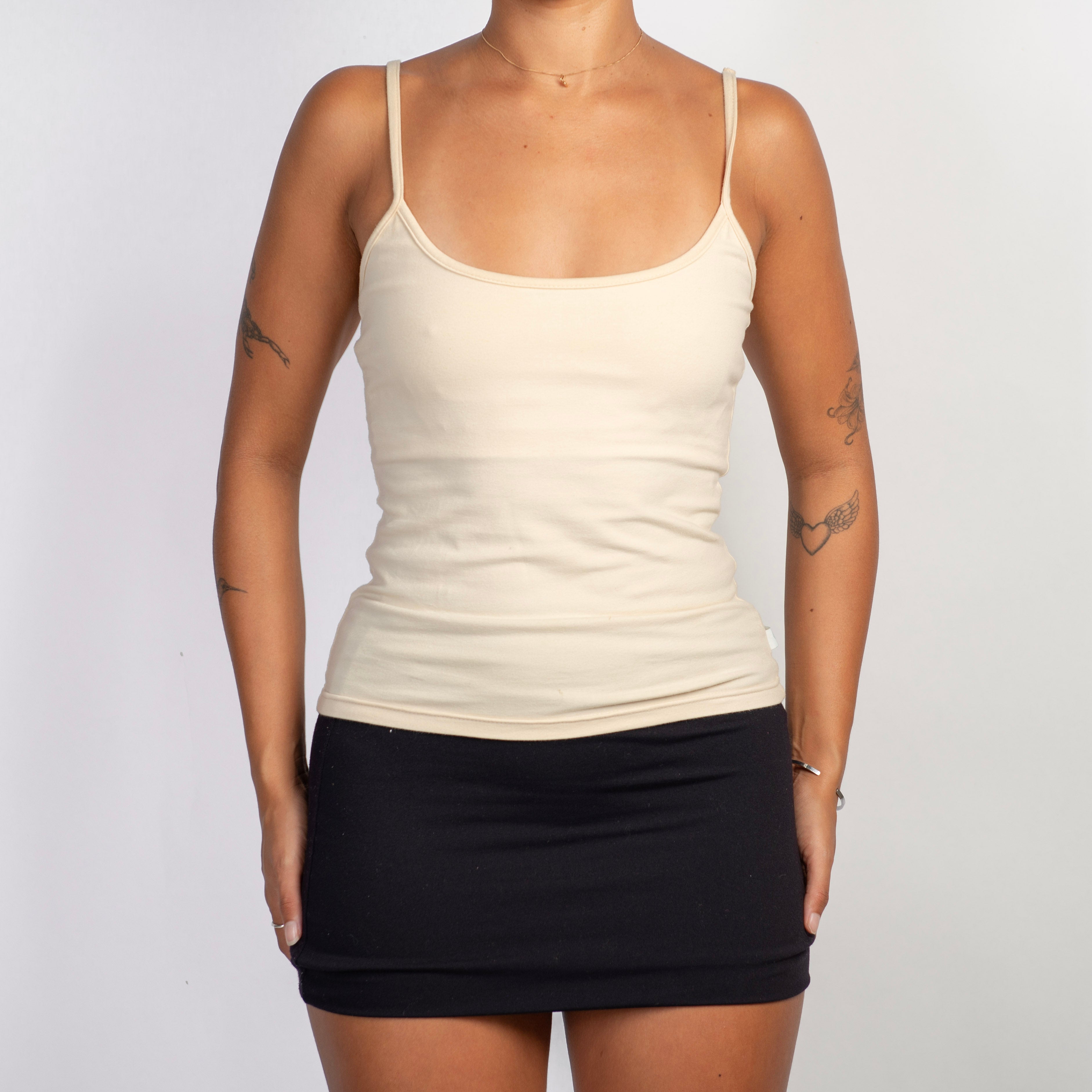 BEIGE TANK TOP
