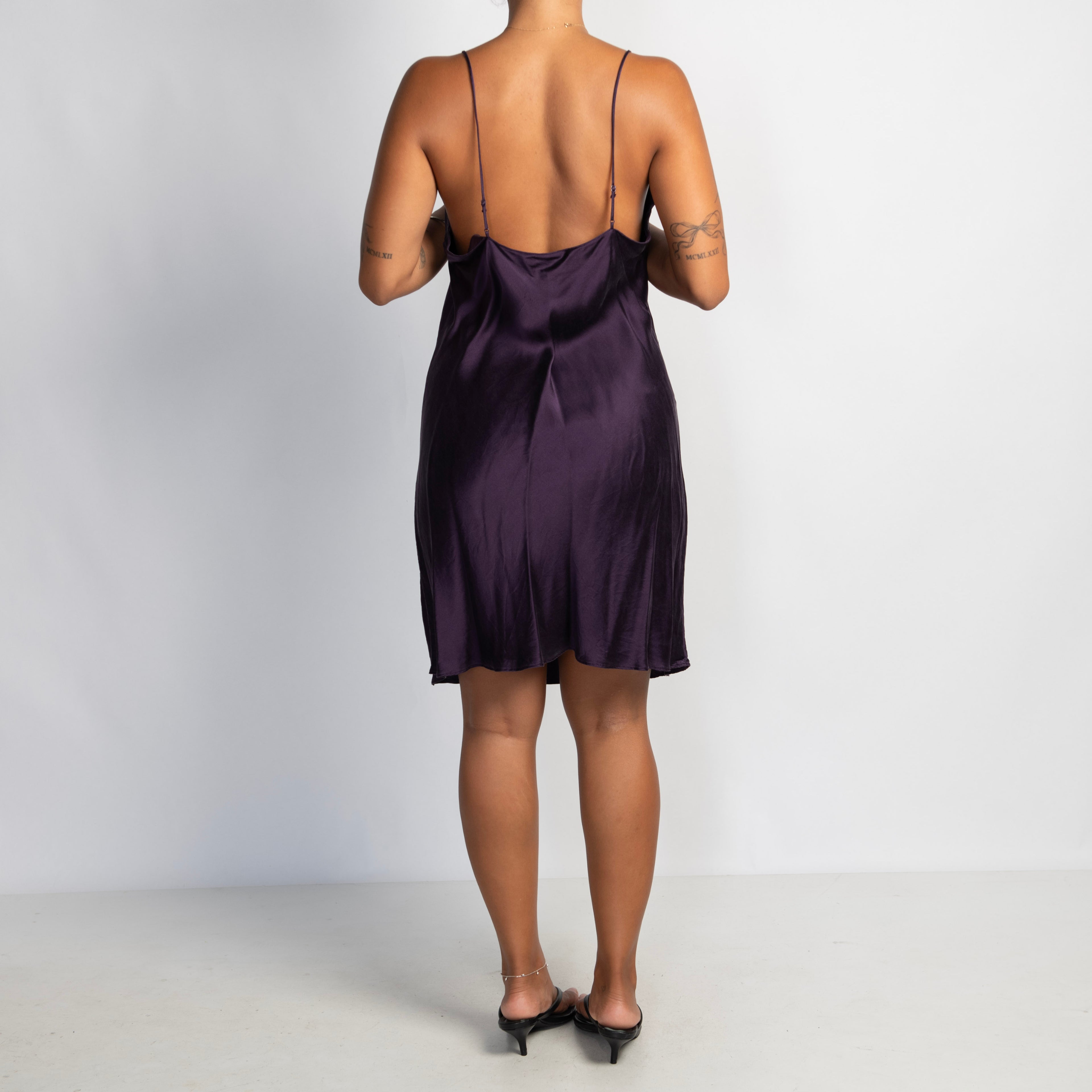 DEEP PURPLE SLIP DRESS