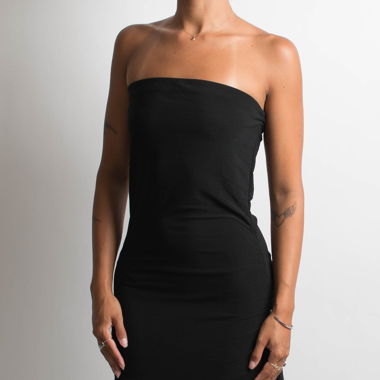 ROBE DE SOIRÉE BUSTIER NOIRE