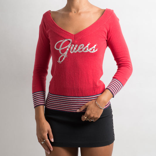 THIN KNIT GUESS TOP