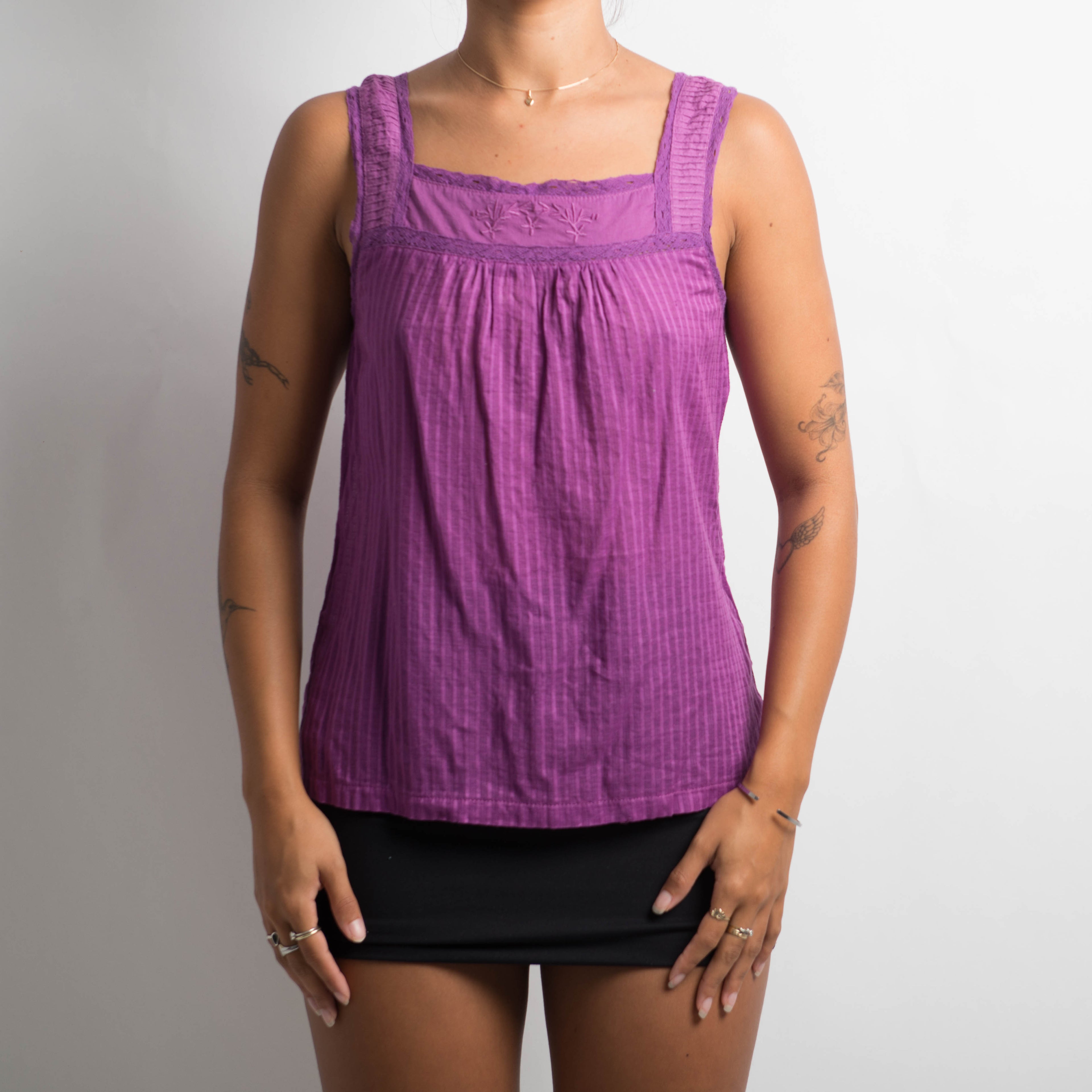 PURPLE COTTON TOP