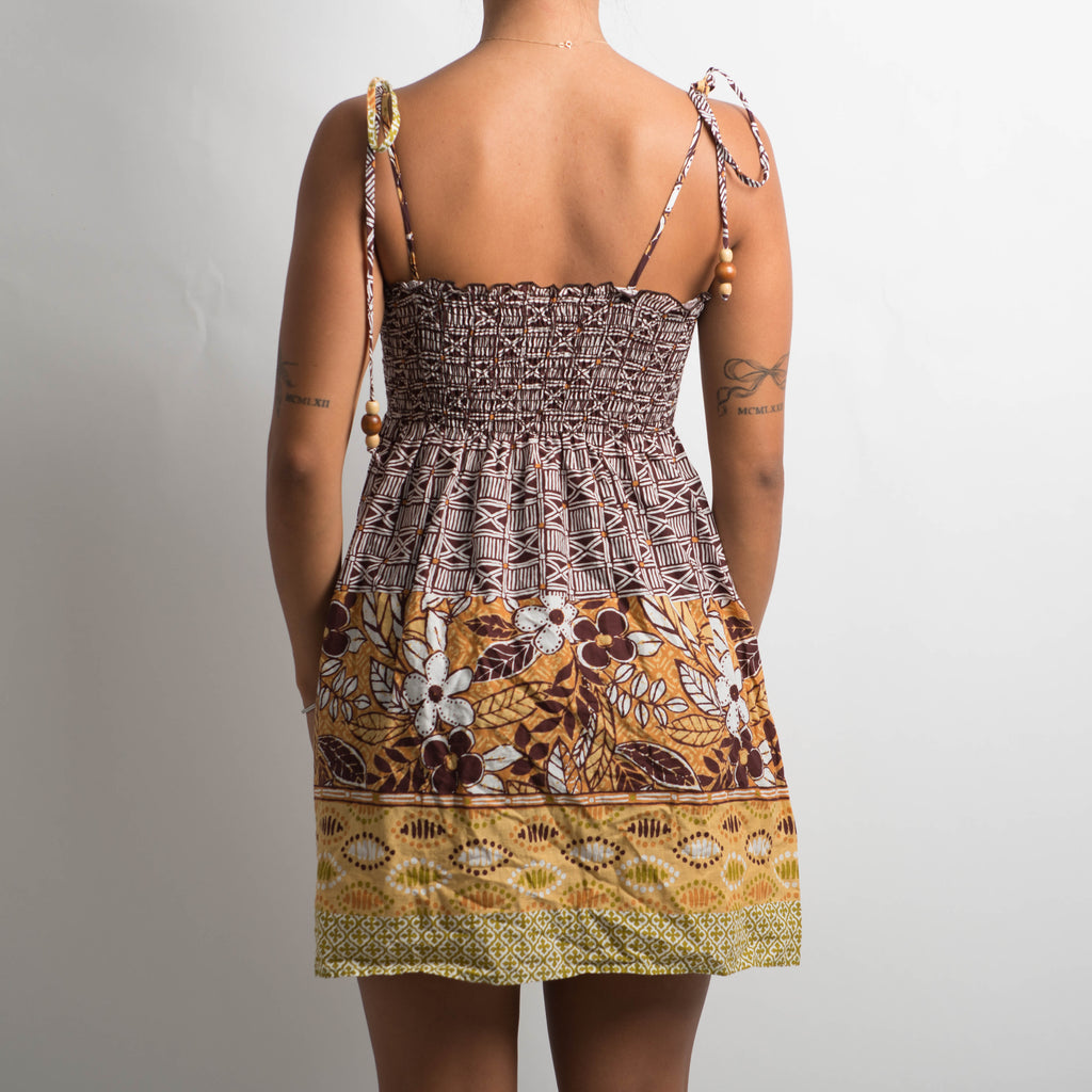 PATTERNED MINI DRESS