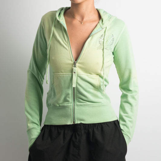 THIN GREEN HOODED JACKET