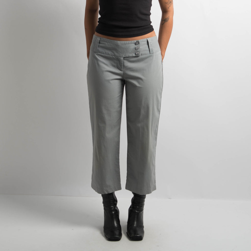 GREY BLUE CAPRI PANTS