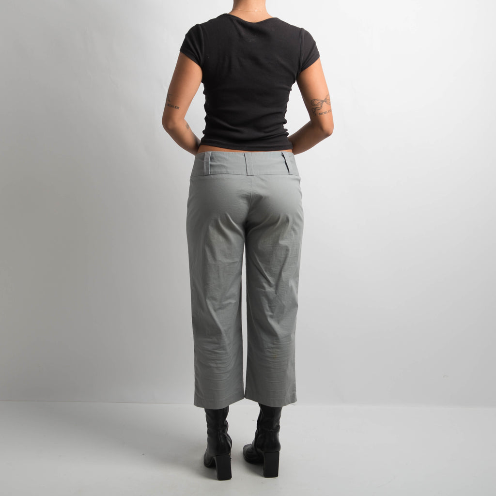 GREY BLUE CAPRI PANTS