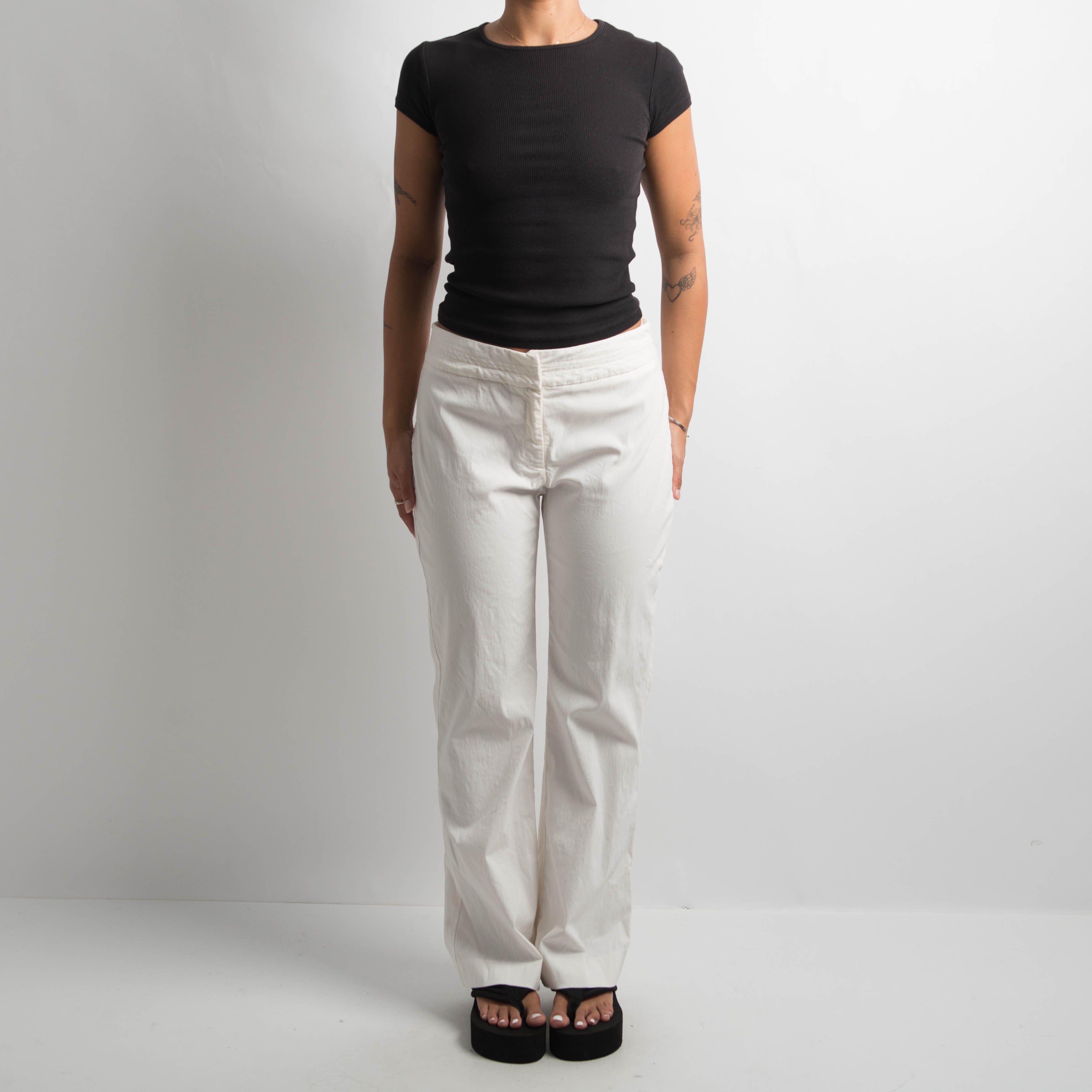 CLASSIC WHITE TROUSERS