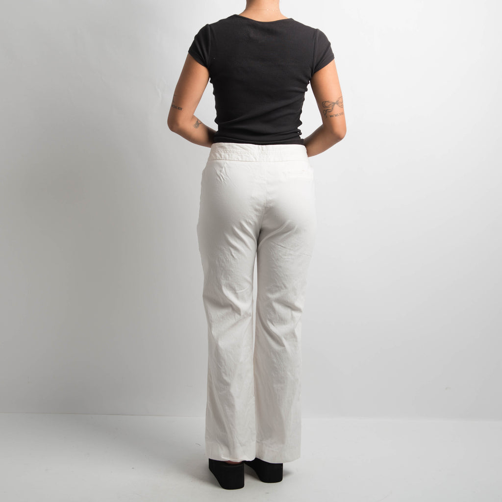 CLASSIC WHITE TROUSERS