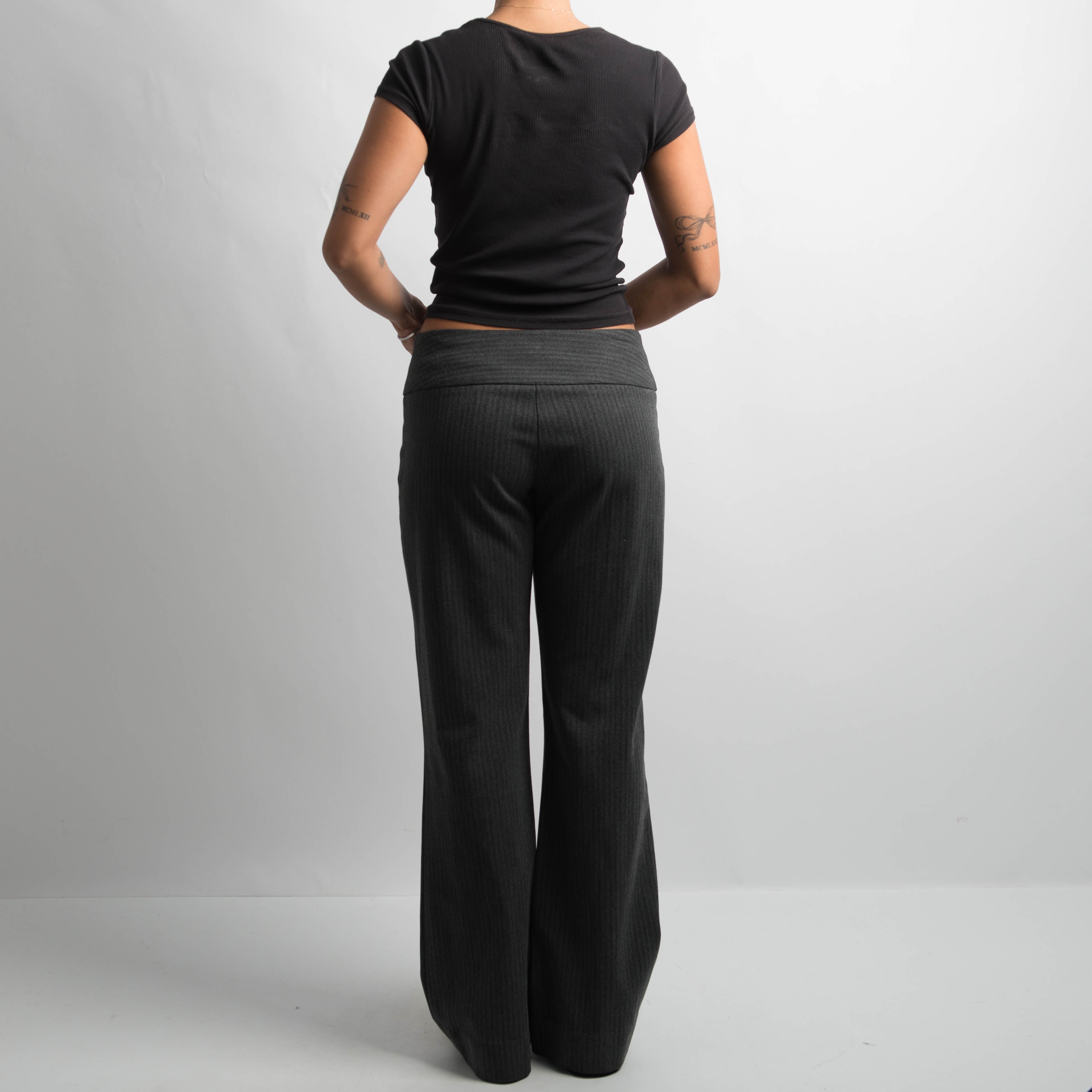 CHARCOAL MARLE TROUSERS