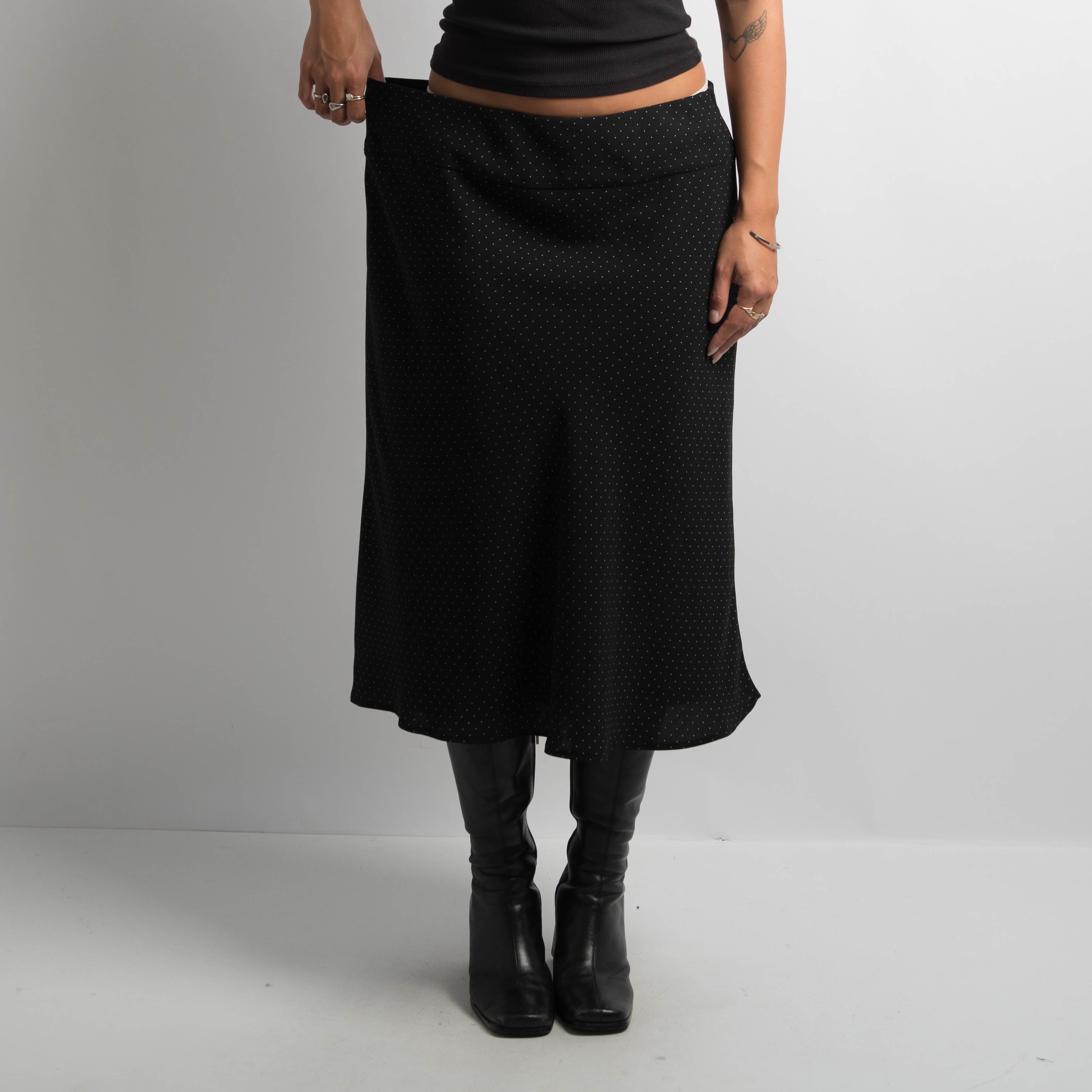 POLKA DOT MIDI SKIRT