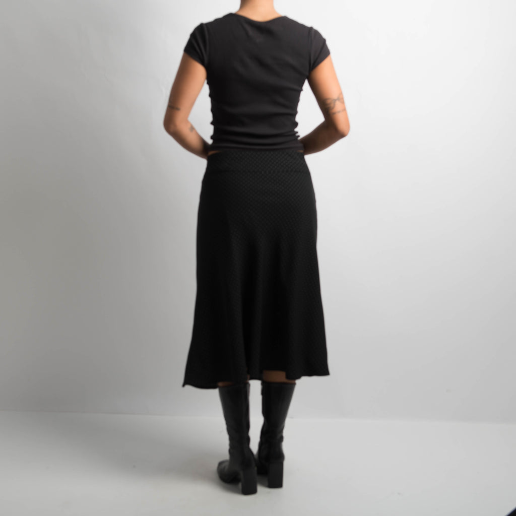 POLKA DOT MIDI SKIRT