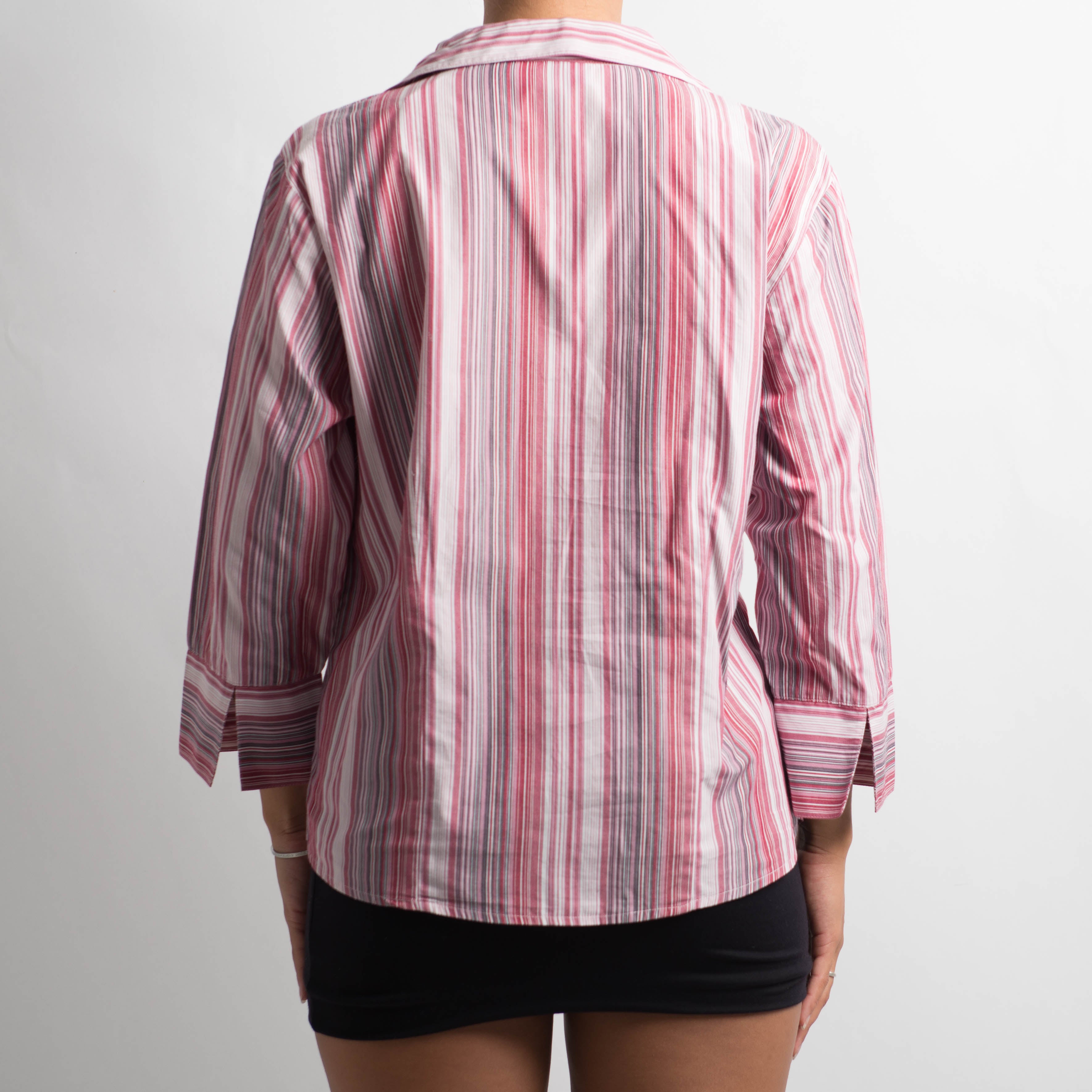 PINK STRIPE BLOUSE