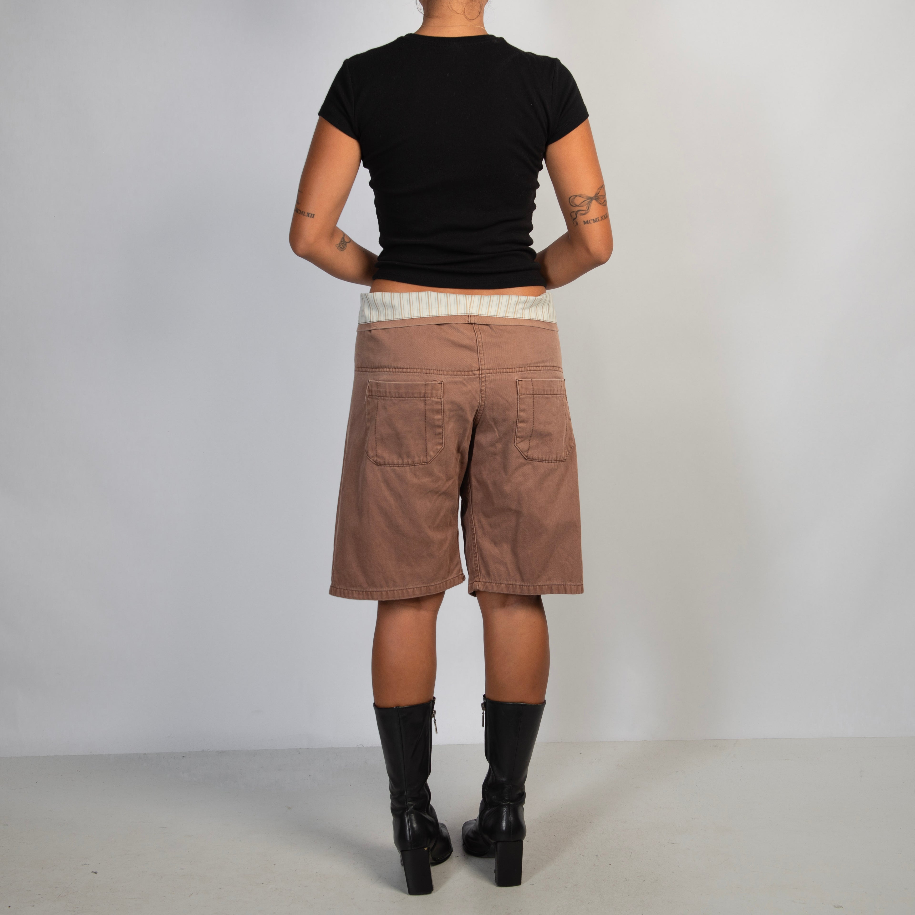 FOLD OVER LONGLINE SHORTS