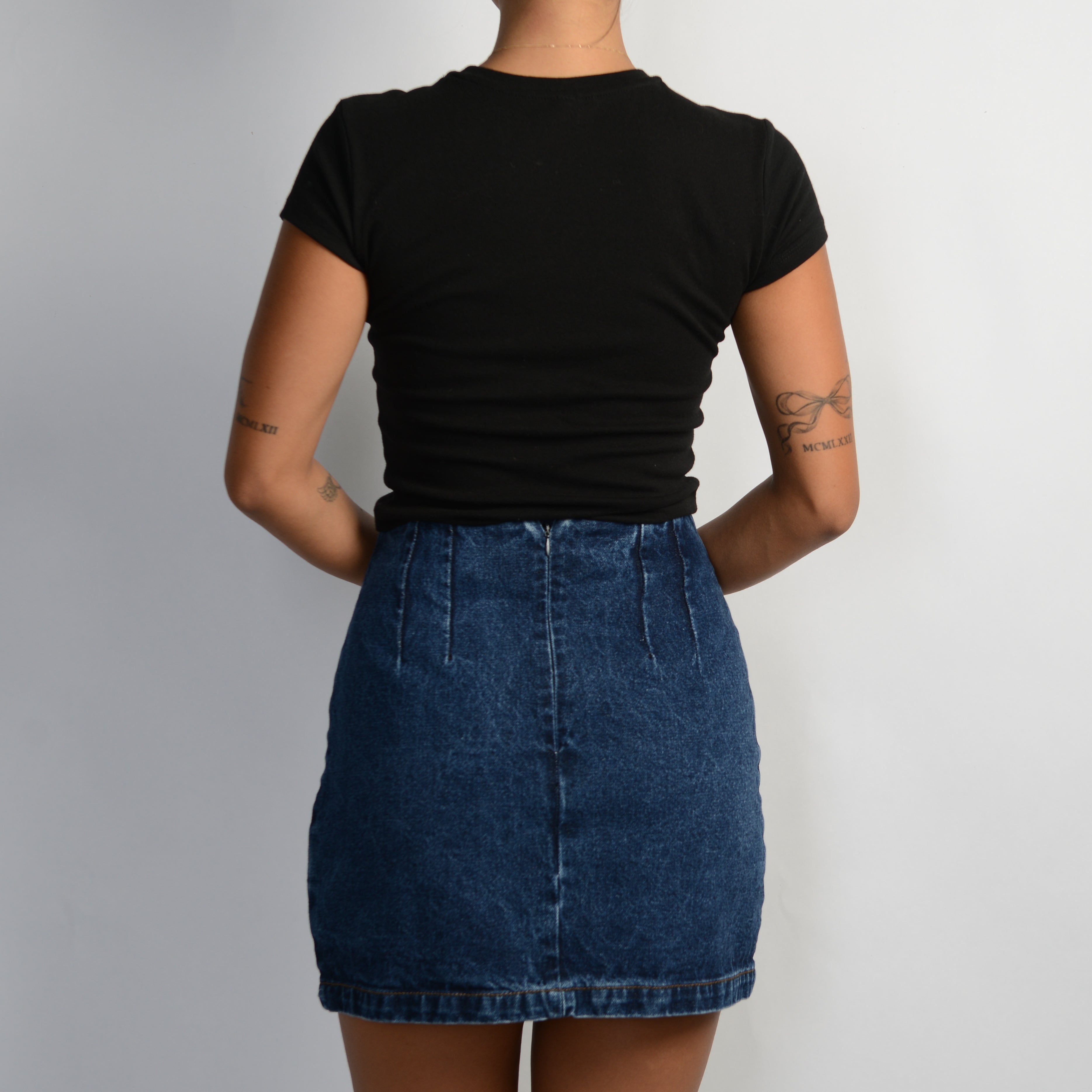 DENIM MINI SKIRT