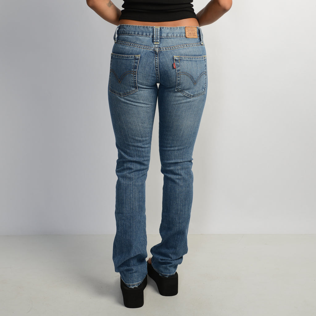 MID WASH SLIM FIT JEANS