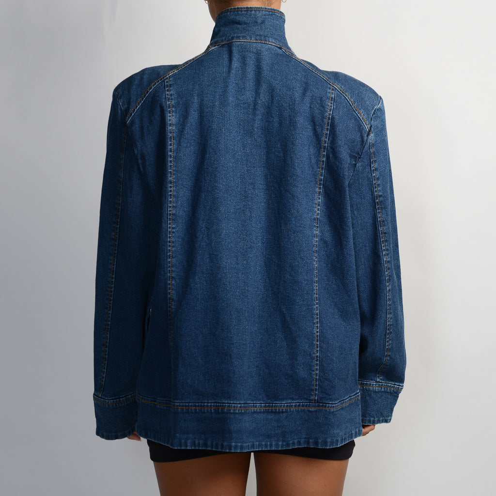 DENIM ZIP JACKET