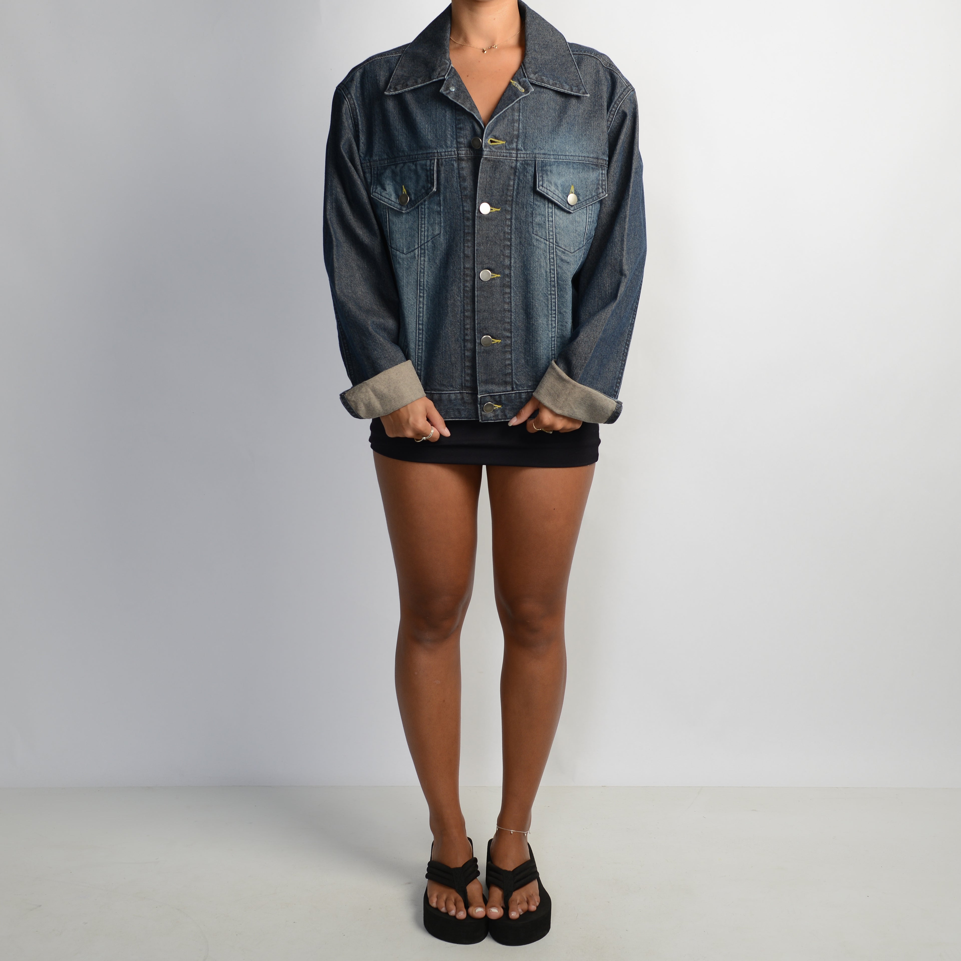 DARK WASH DENIM JACKET