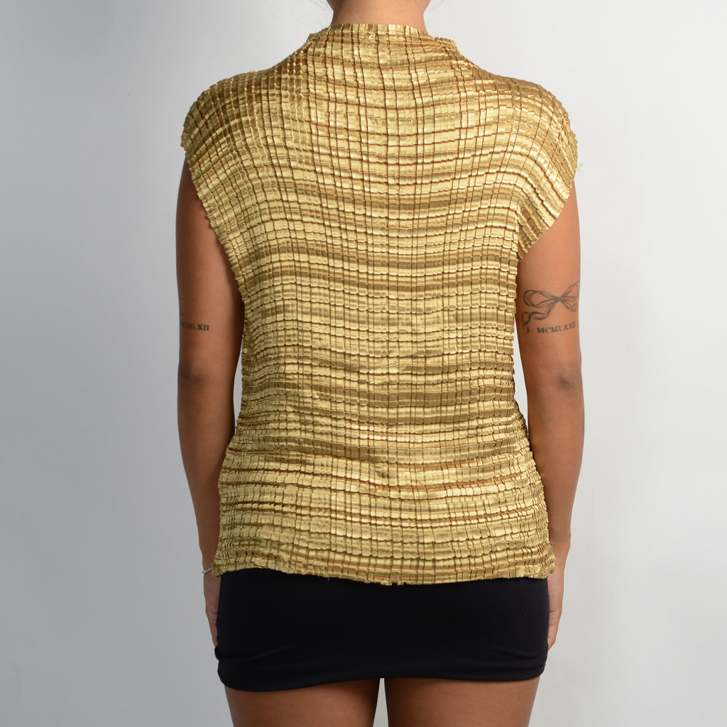 GOLD TEXTURED TOP