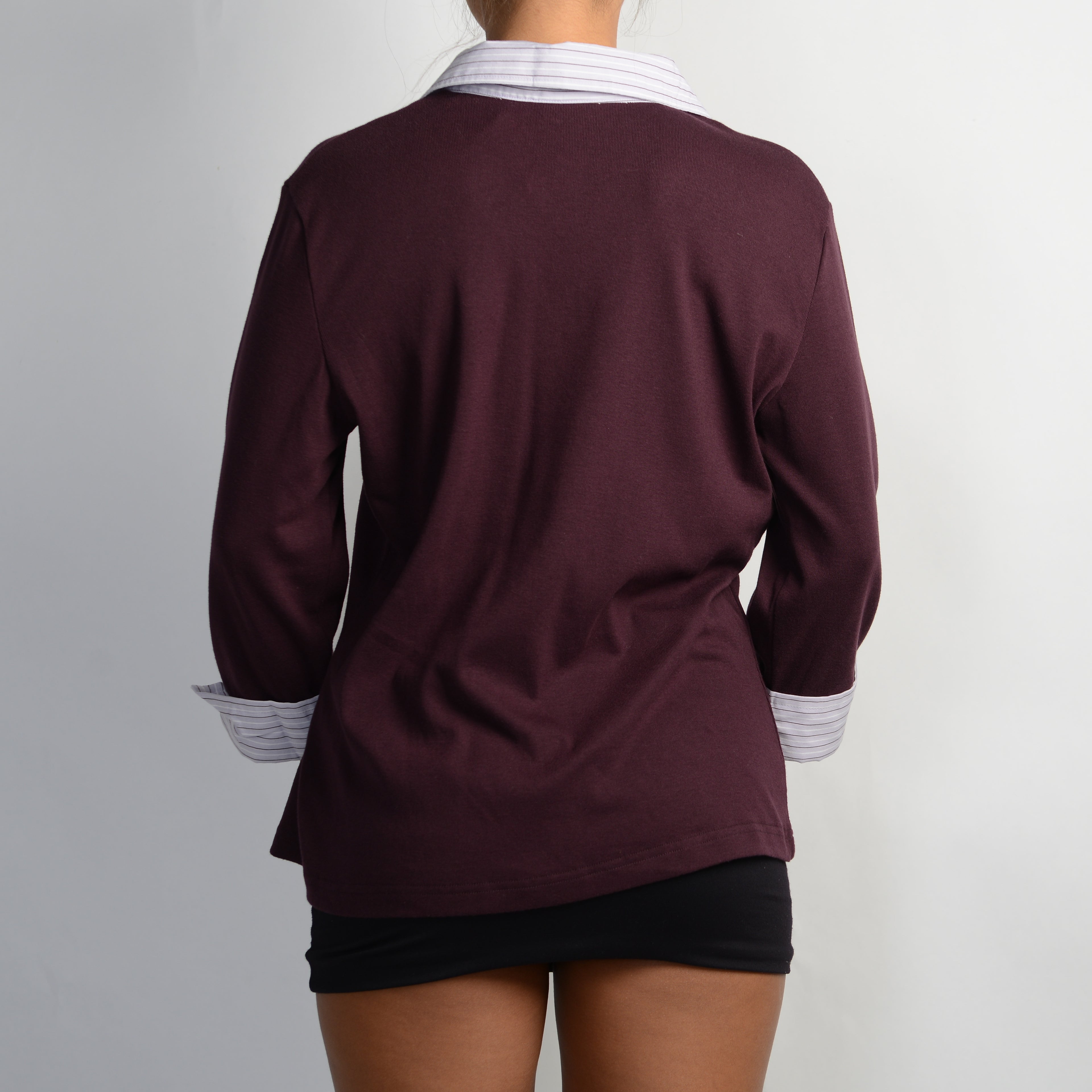 PLUM LAYERED BLOUSE