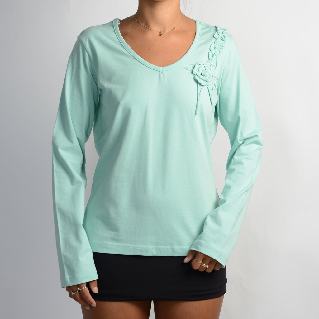 MINT LONG SLEEVE TOP