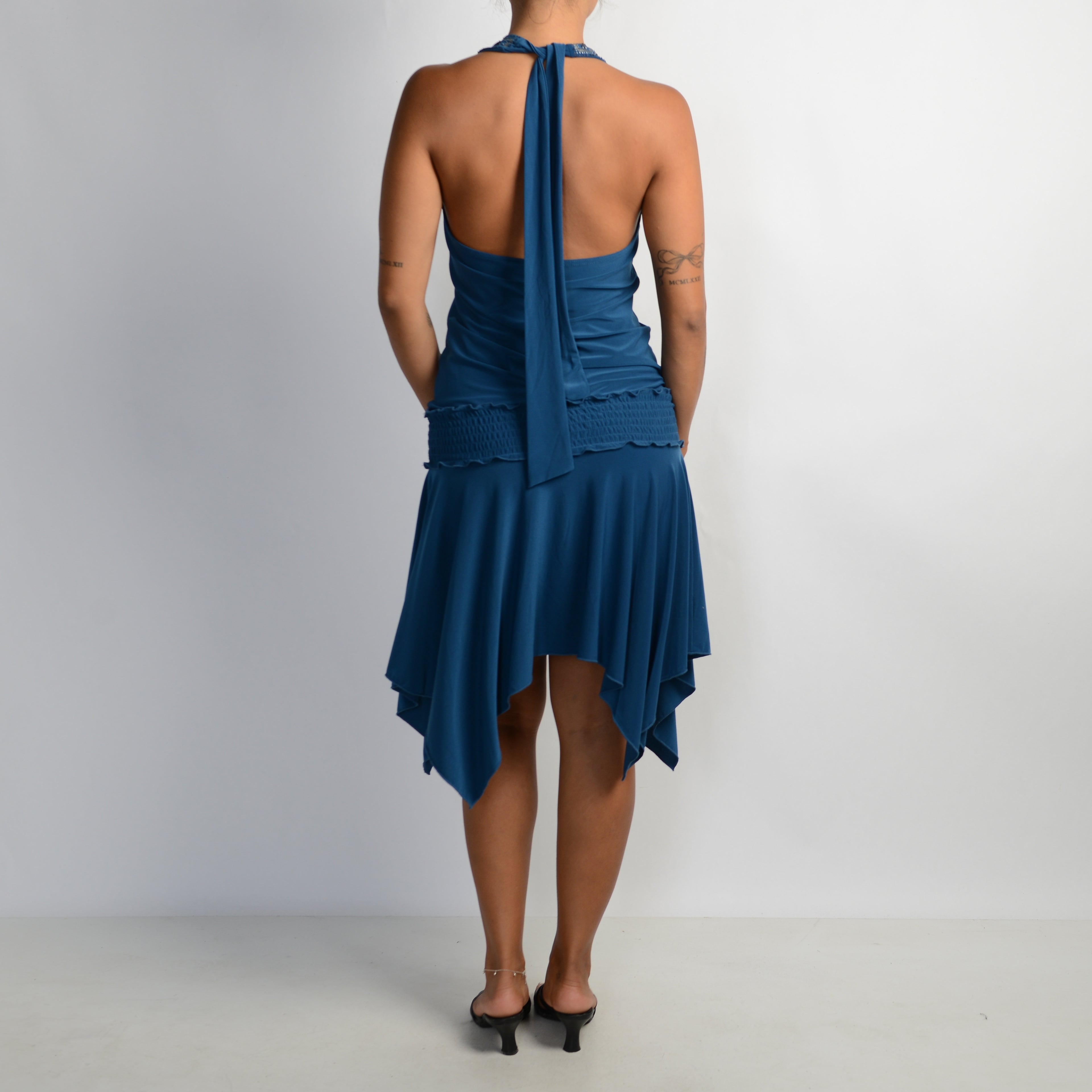 TURQOUISE MIDI DRESS