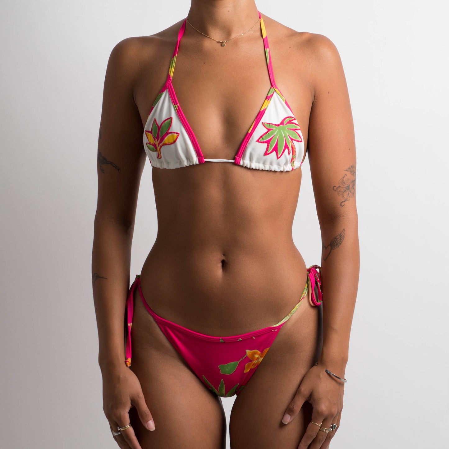 PINK BRAZILIAN STRING BIKINI