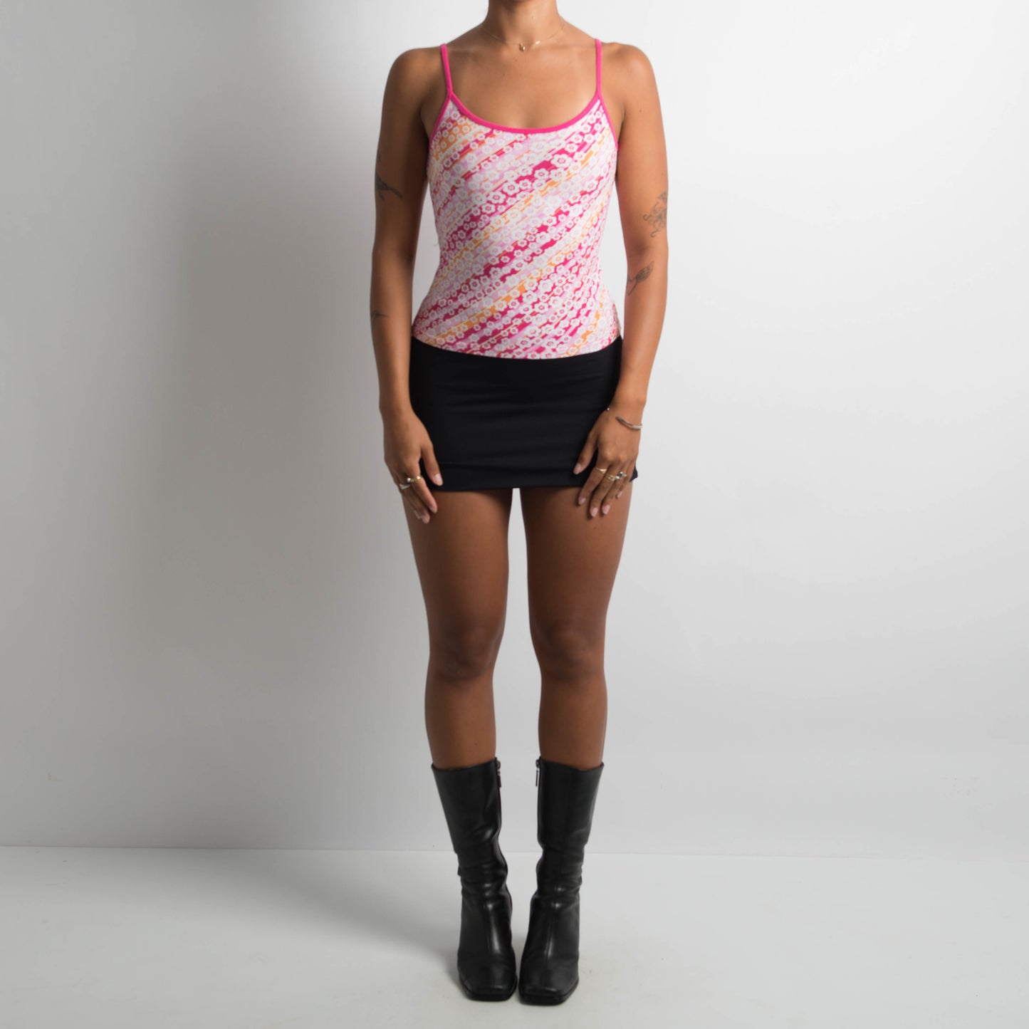 PINK PATTERNED CAMISOLE