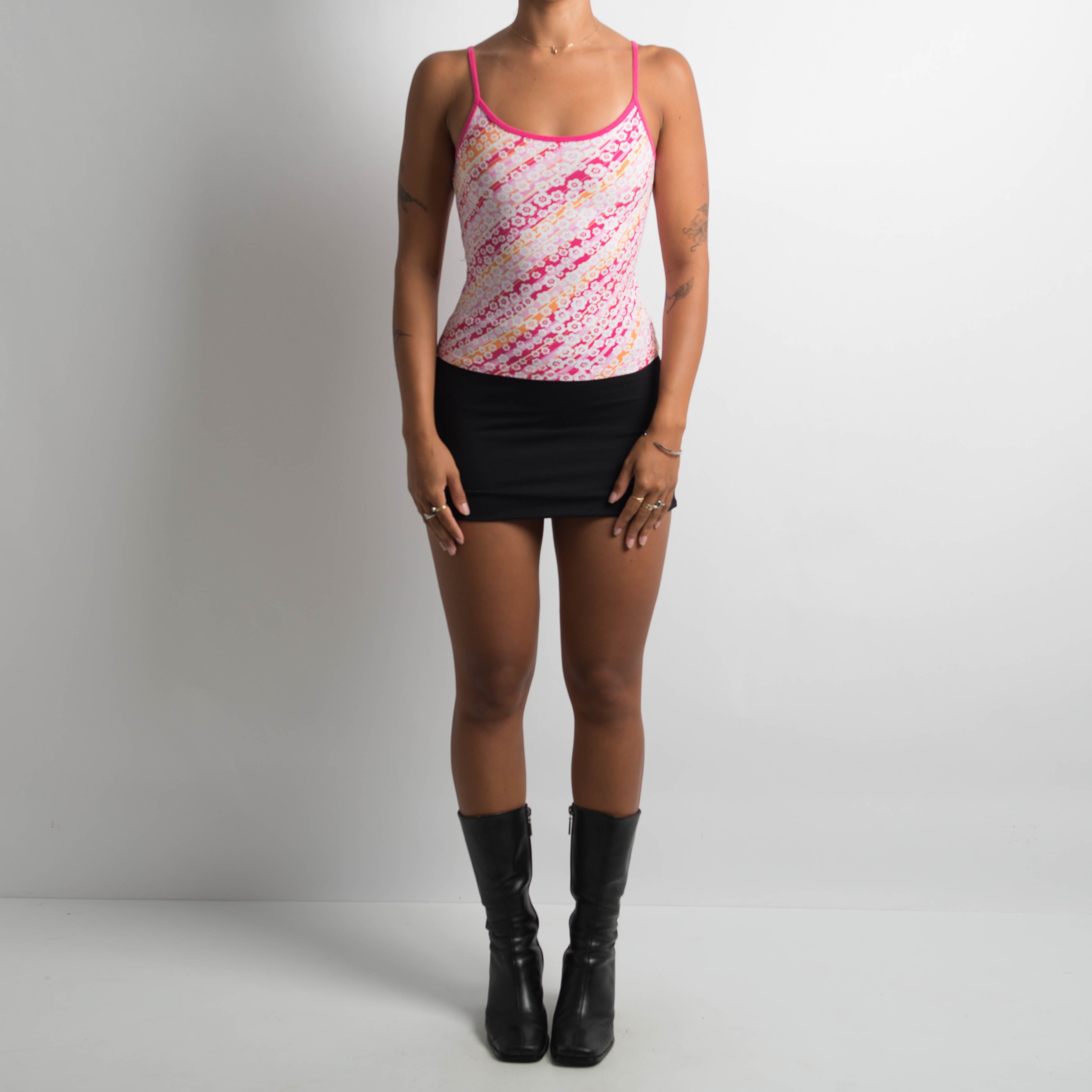 PINK PATTERNED CAMISOLE