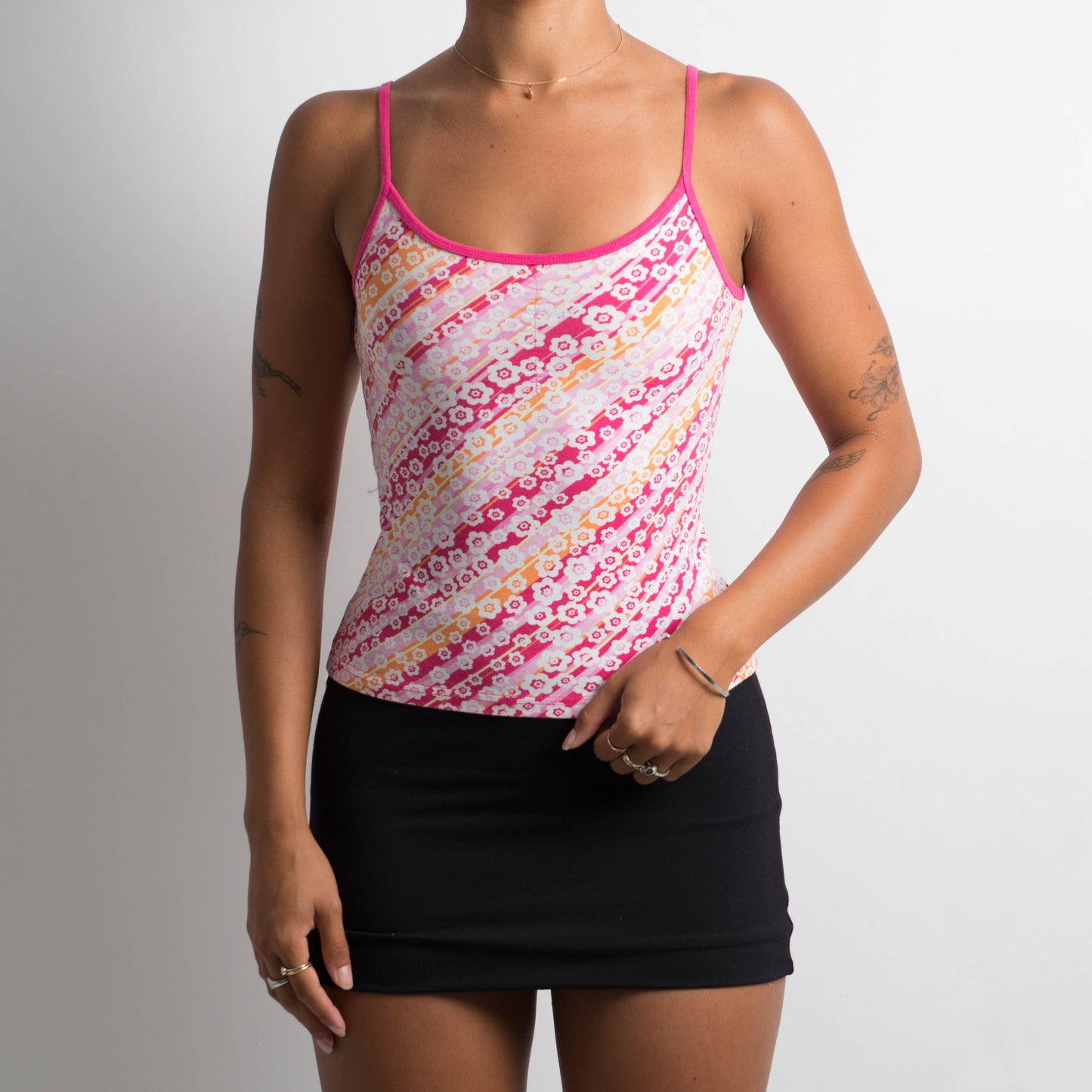 PINK PATTERNED CAMISOLE