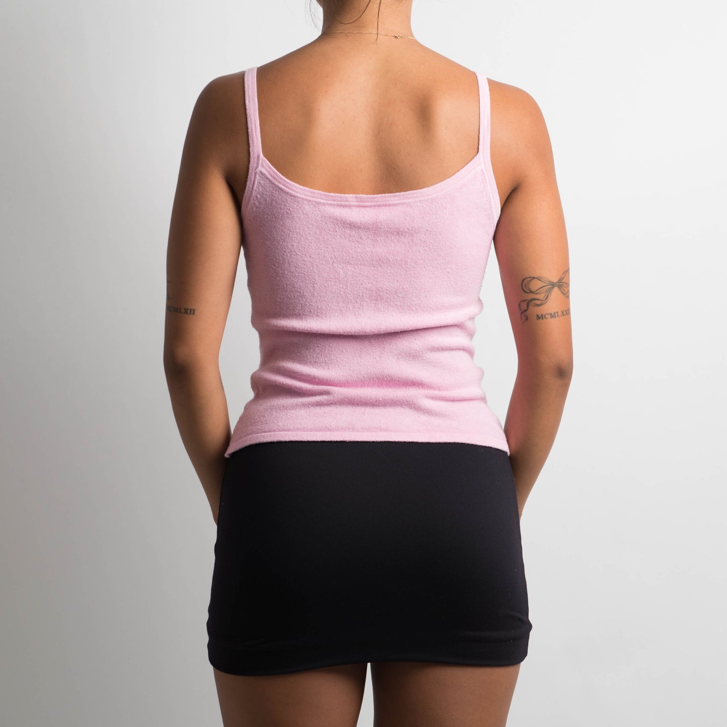 SOFT PINK KNIT CAMISOLE