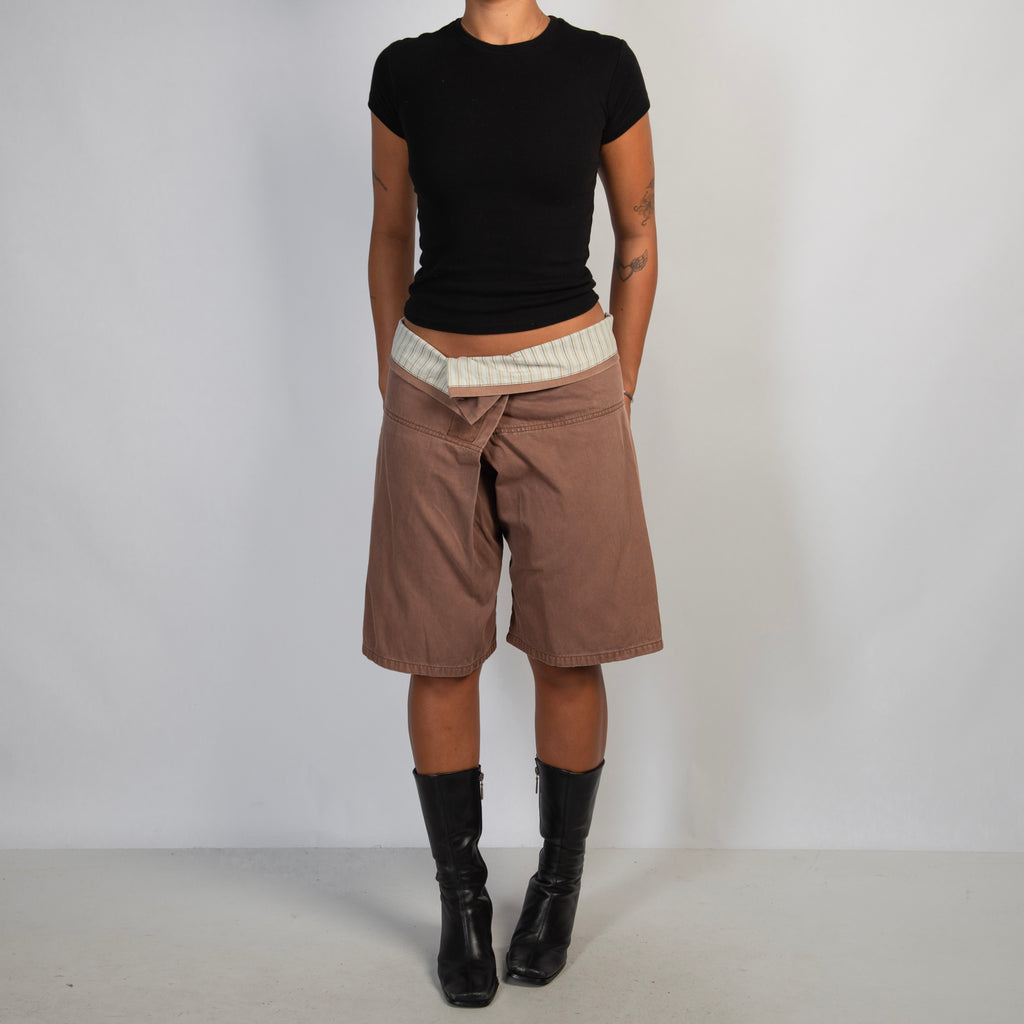 FOLD OVER LONGLINE SHORTS