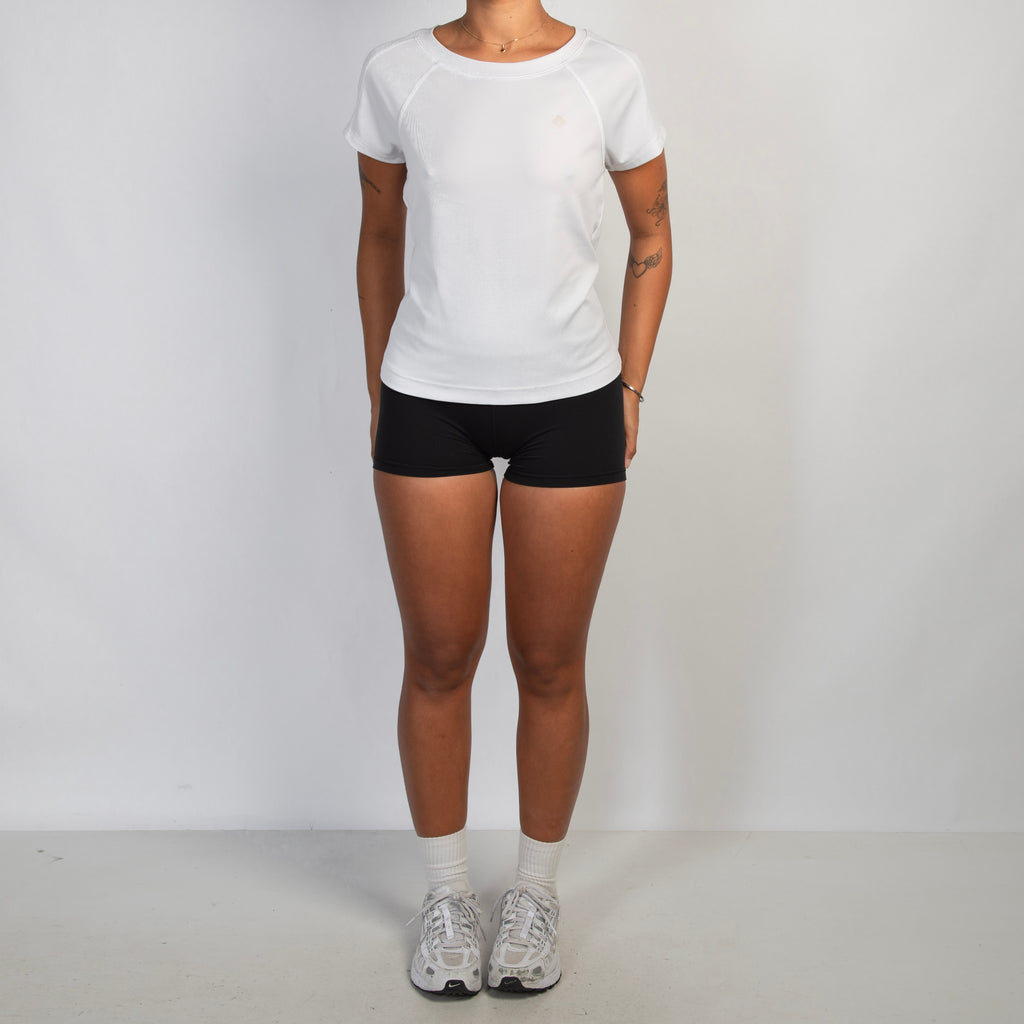 WHITE ACTIVE TEE