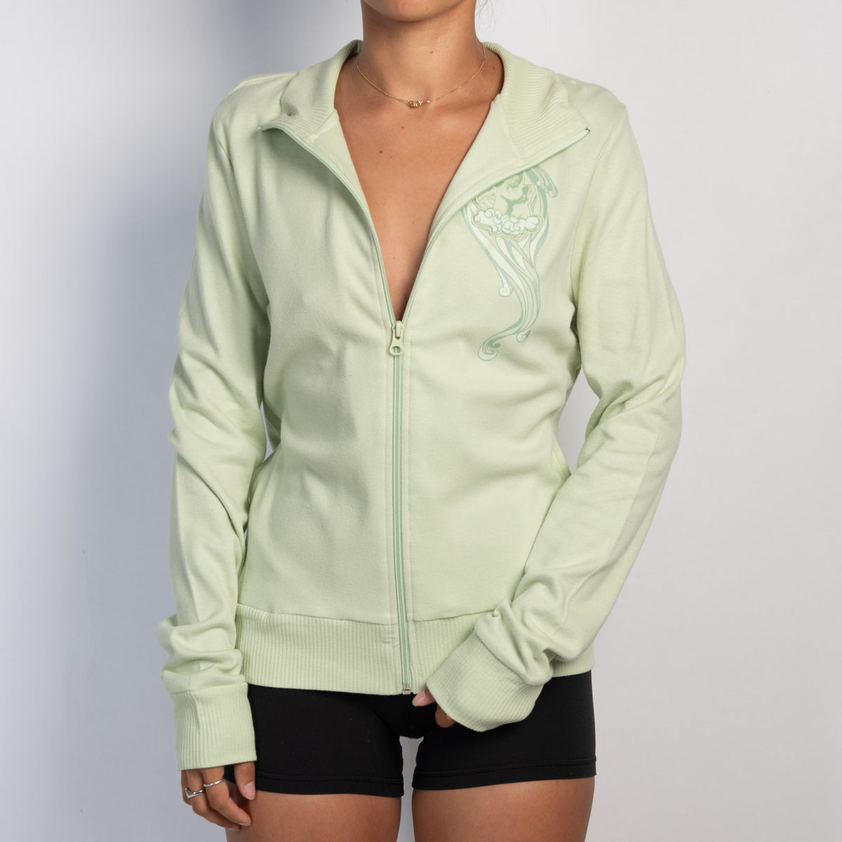 GREEN COTTON JACKET