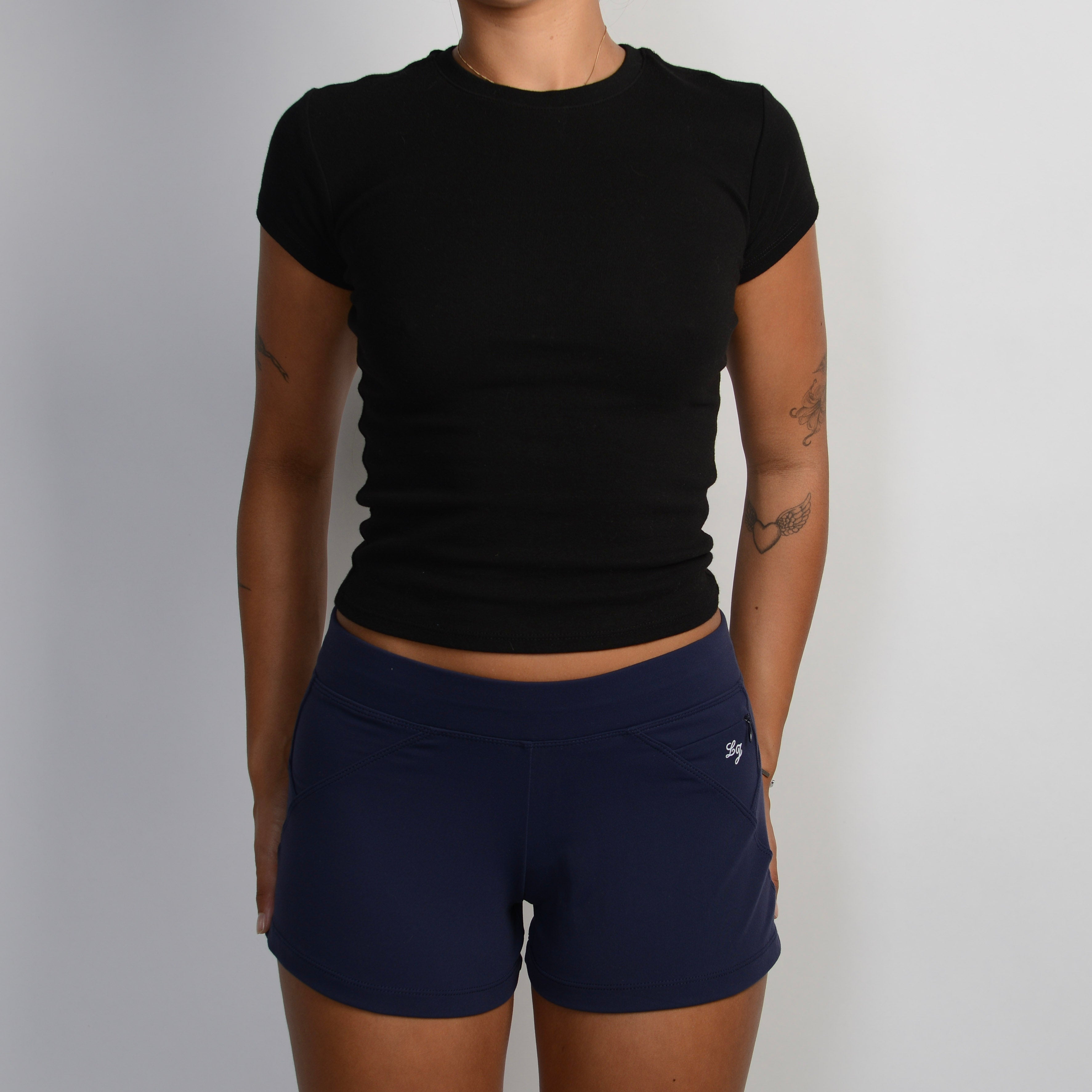 NAVY KICK SHORTS