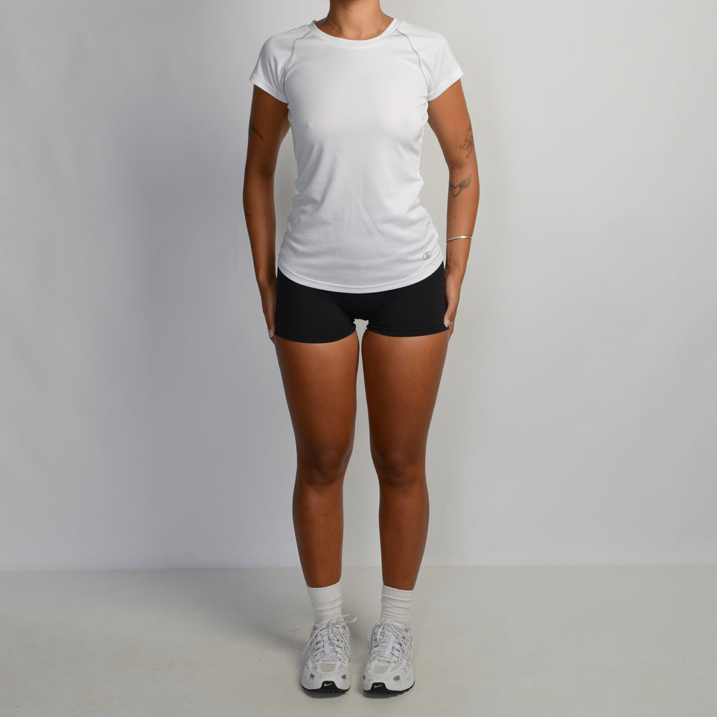 WHITE ACTIVE TEE