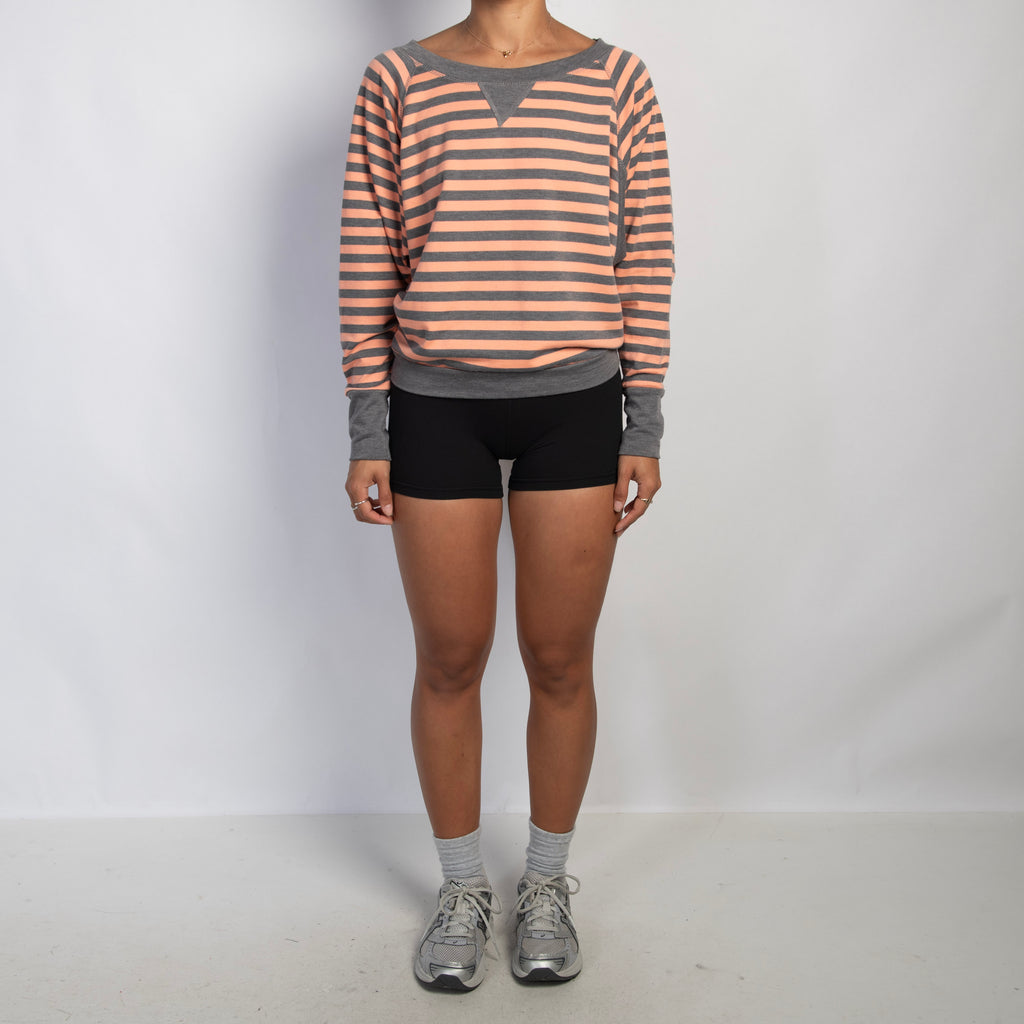 PEACH STRIPE TOP
