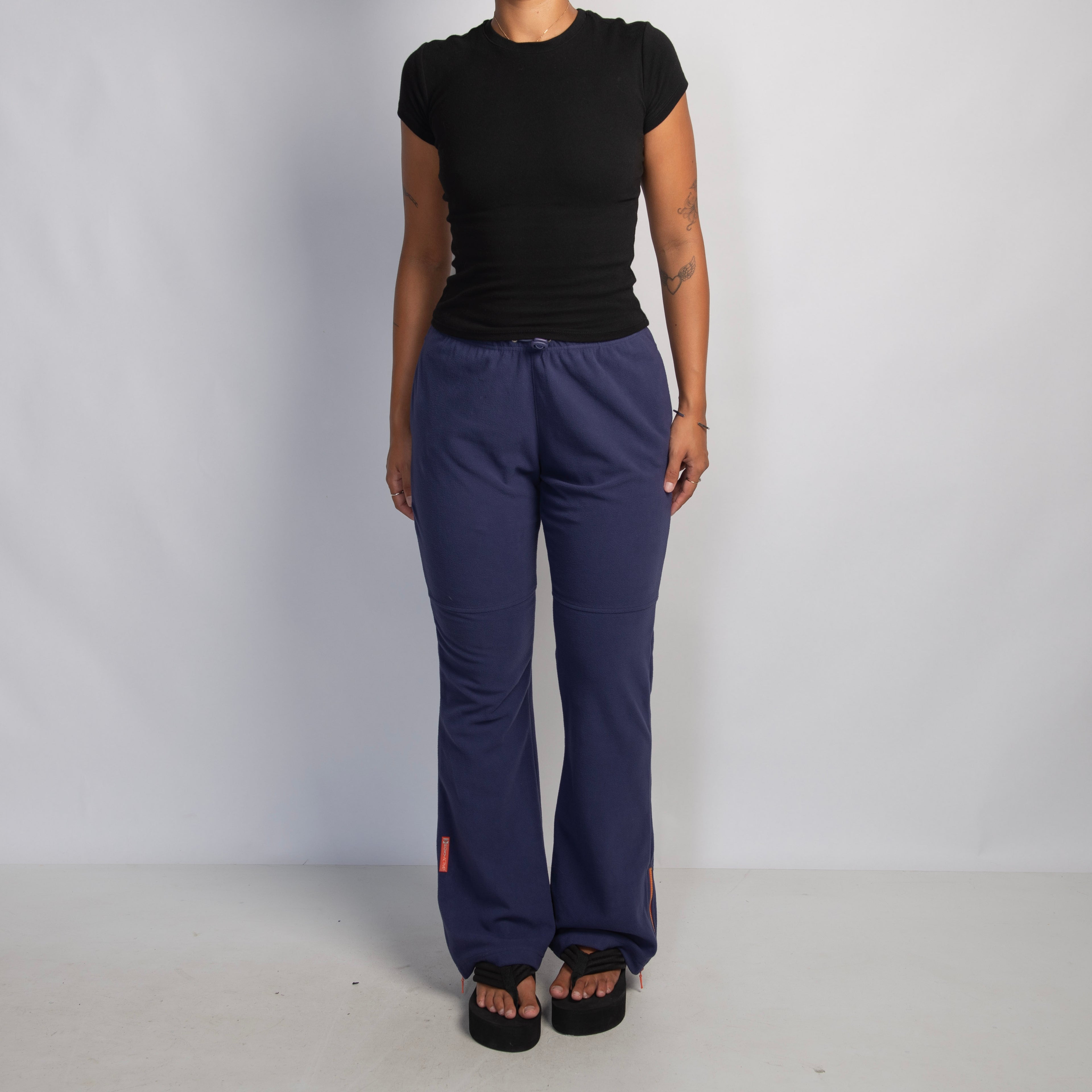 NAVY FLEECE SWEATPANTS