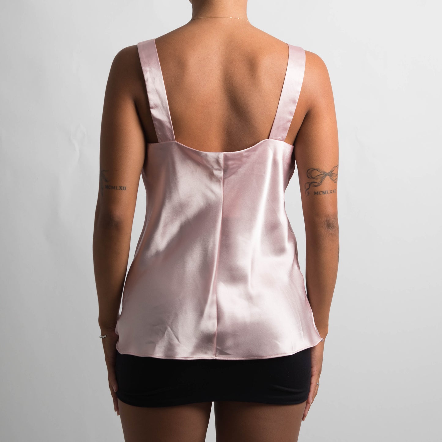 PINK SATIN CAMISOLE