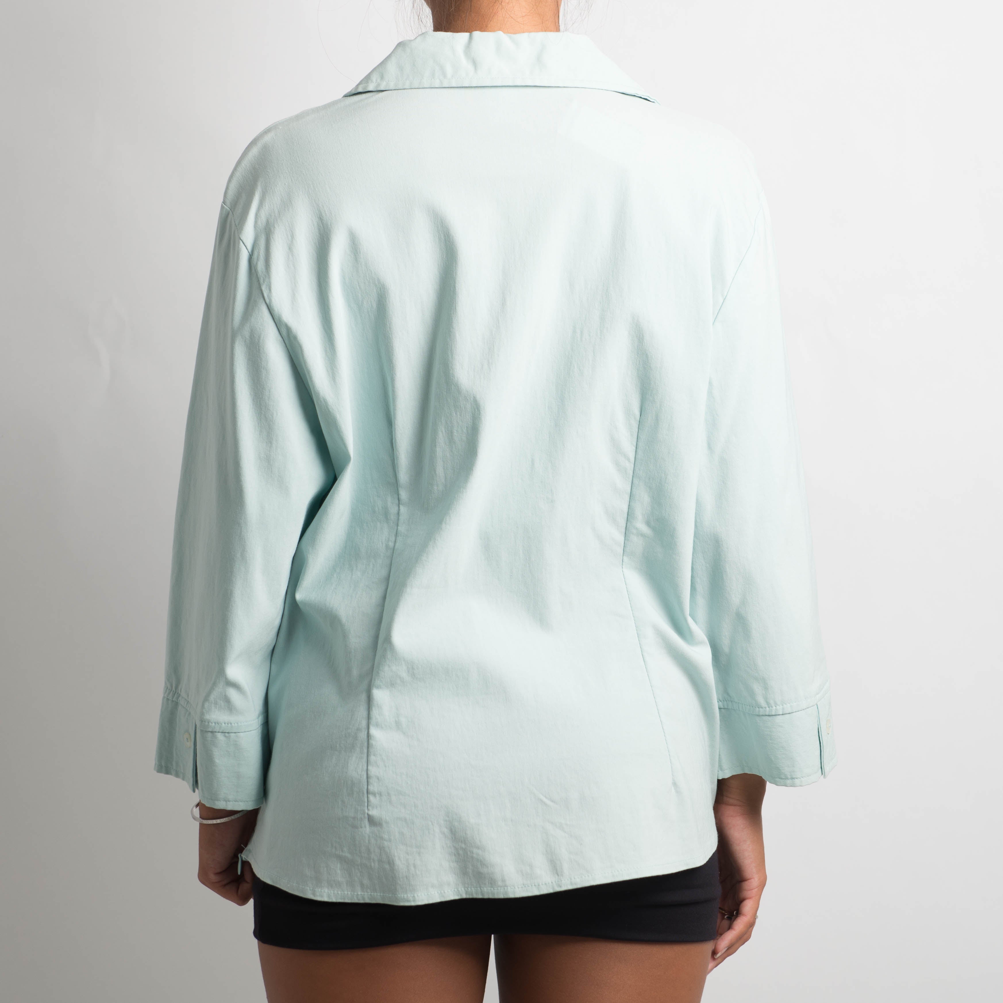 PALE BLUE BLOUSE