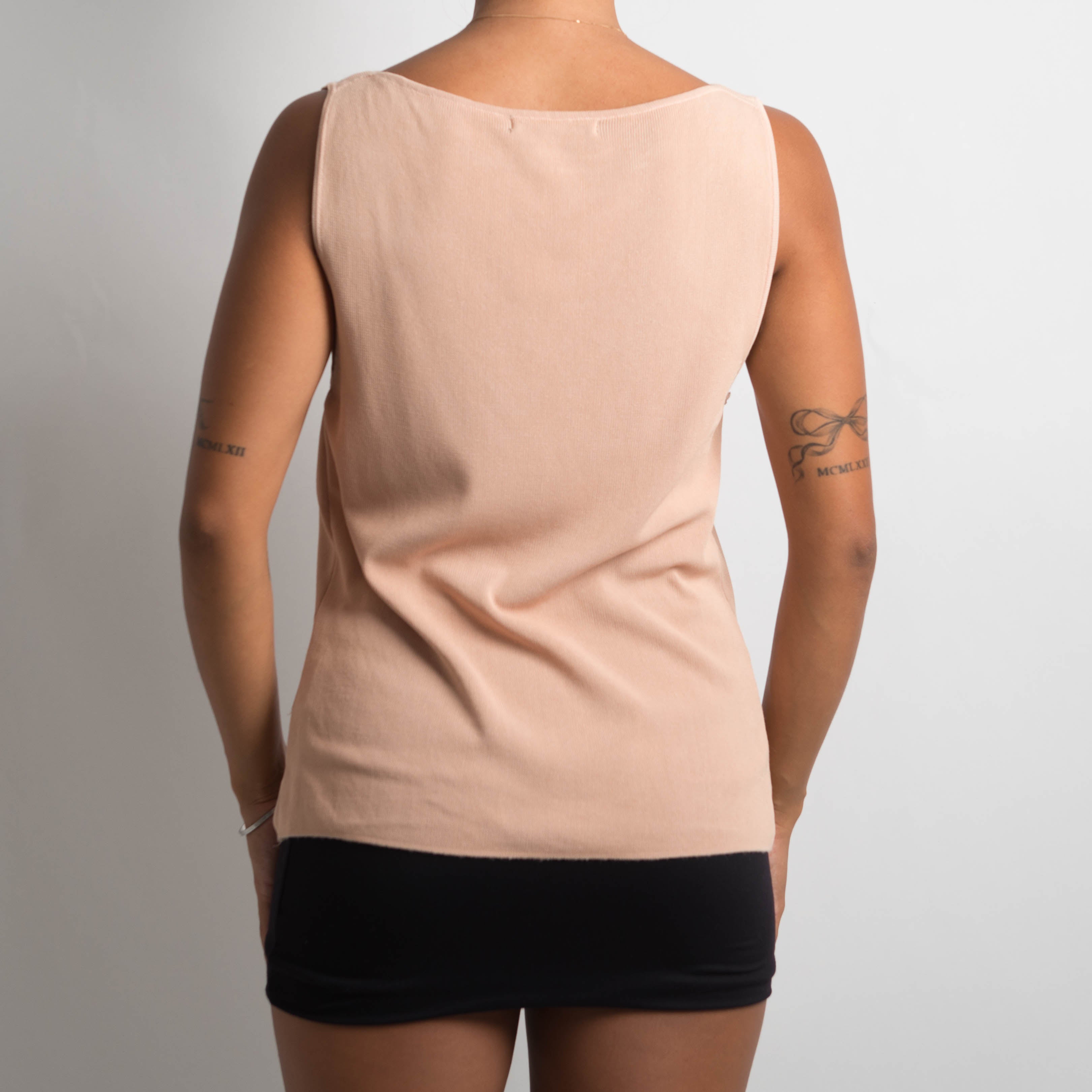 TAN KNIT TANK TOP