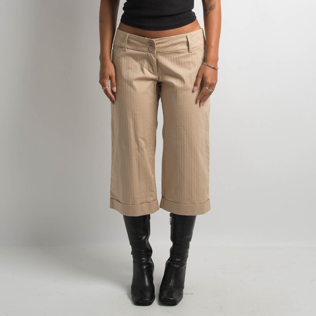 WIDE LEG CROP PANTS