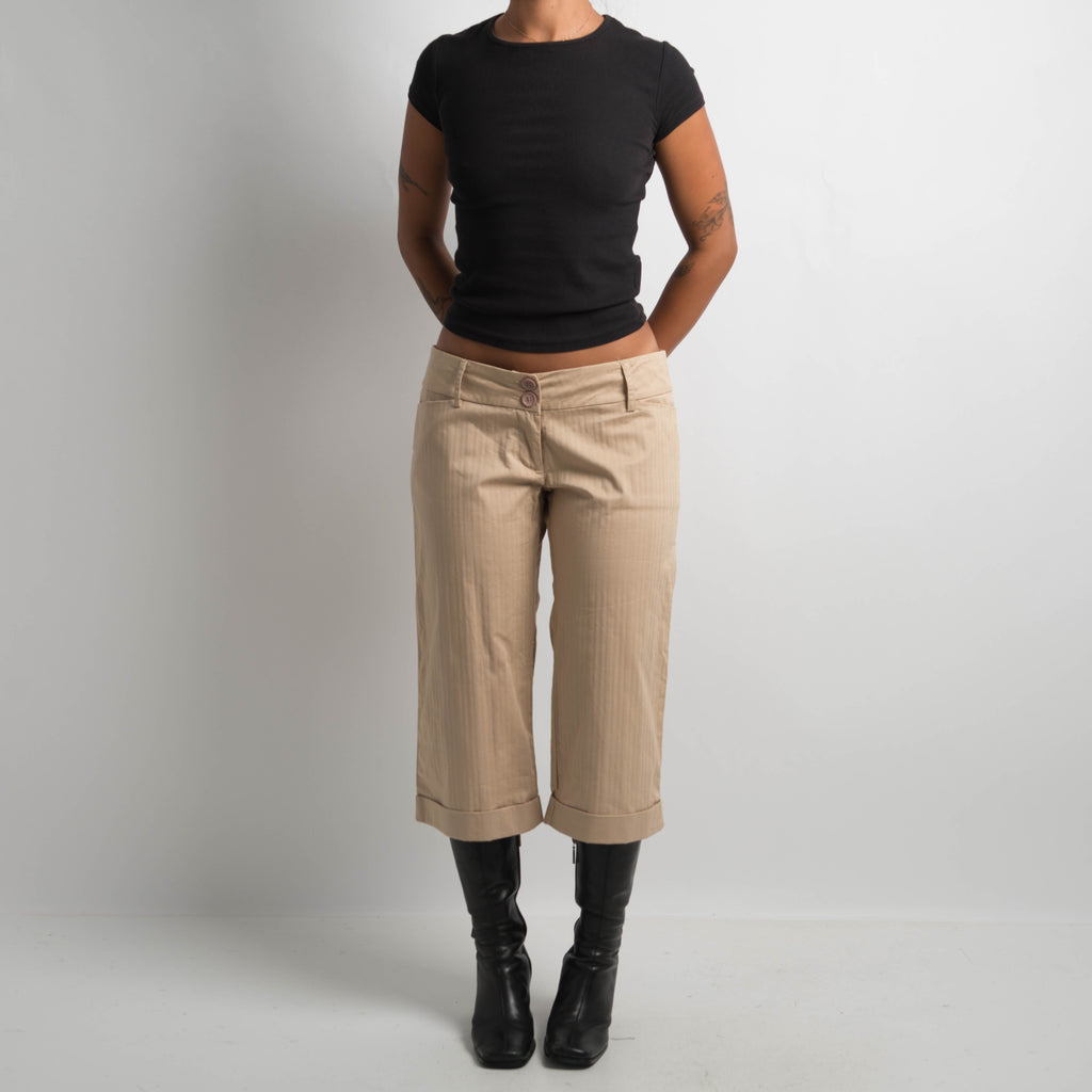 WIDE LEG CROP PANTS