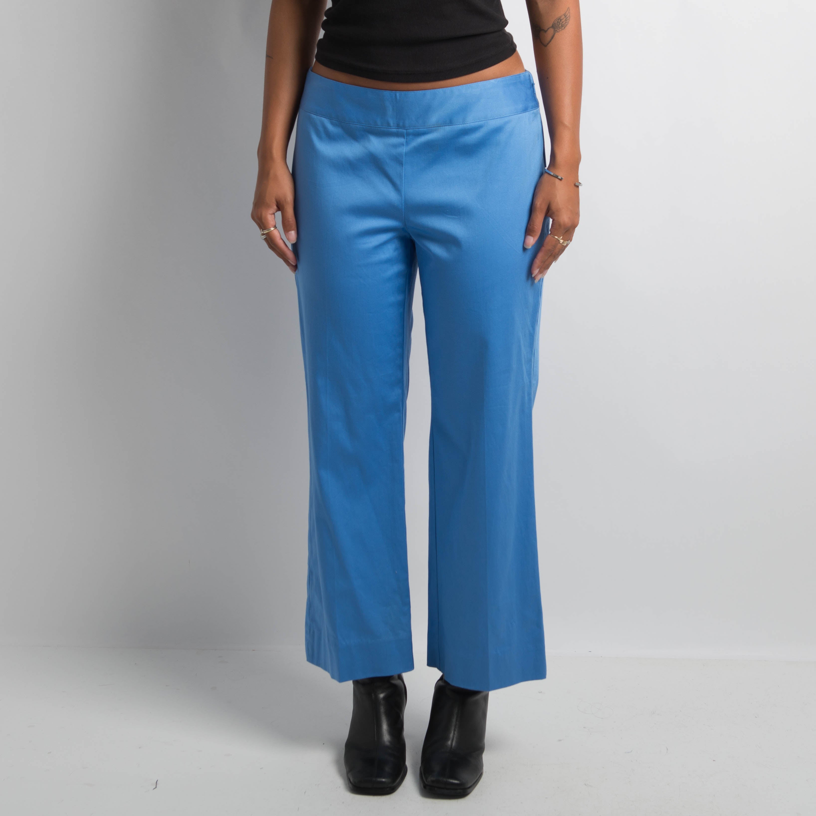 BLUE BOOTCUT PANTS