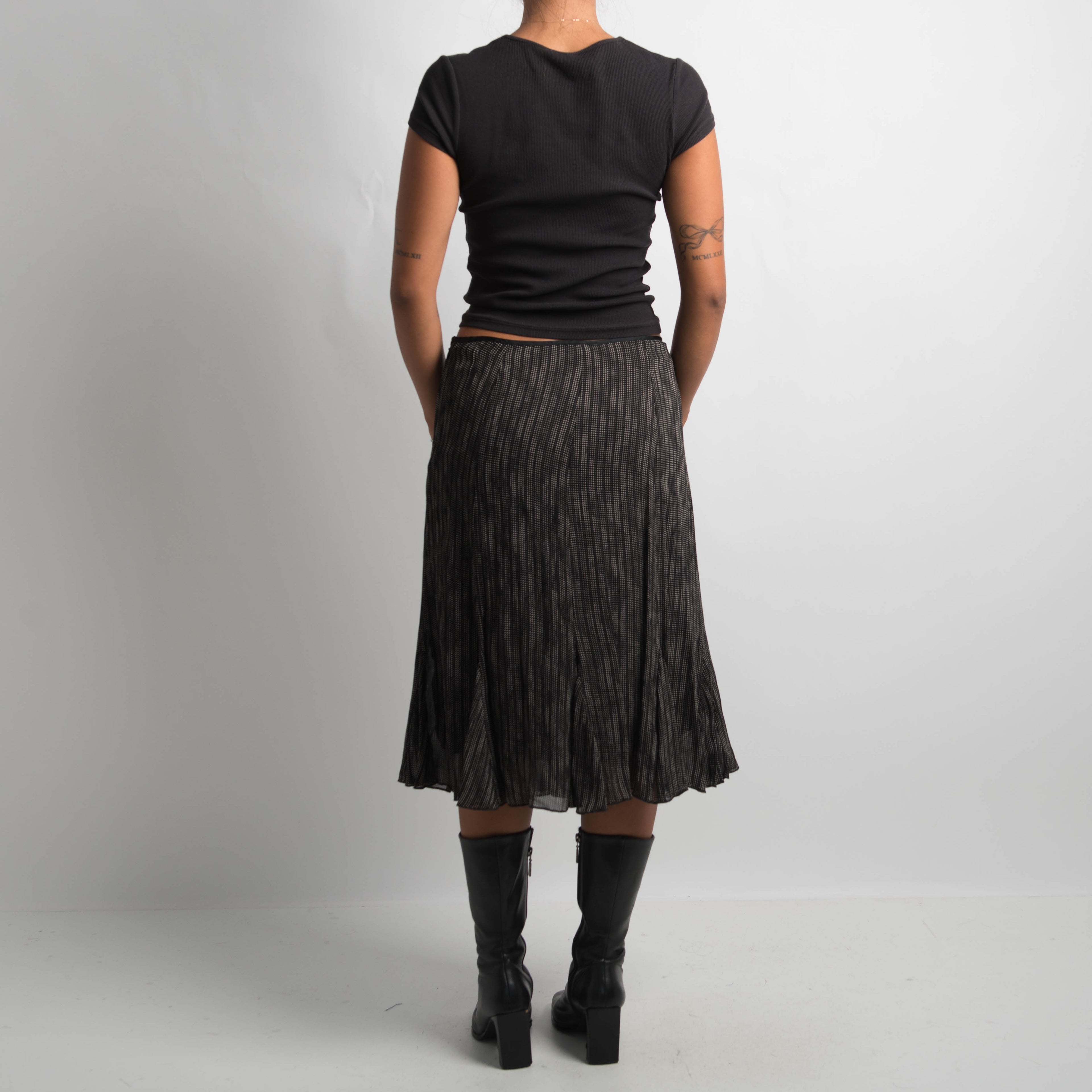 POLKA DOT MIDI SKIRT