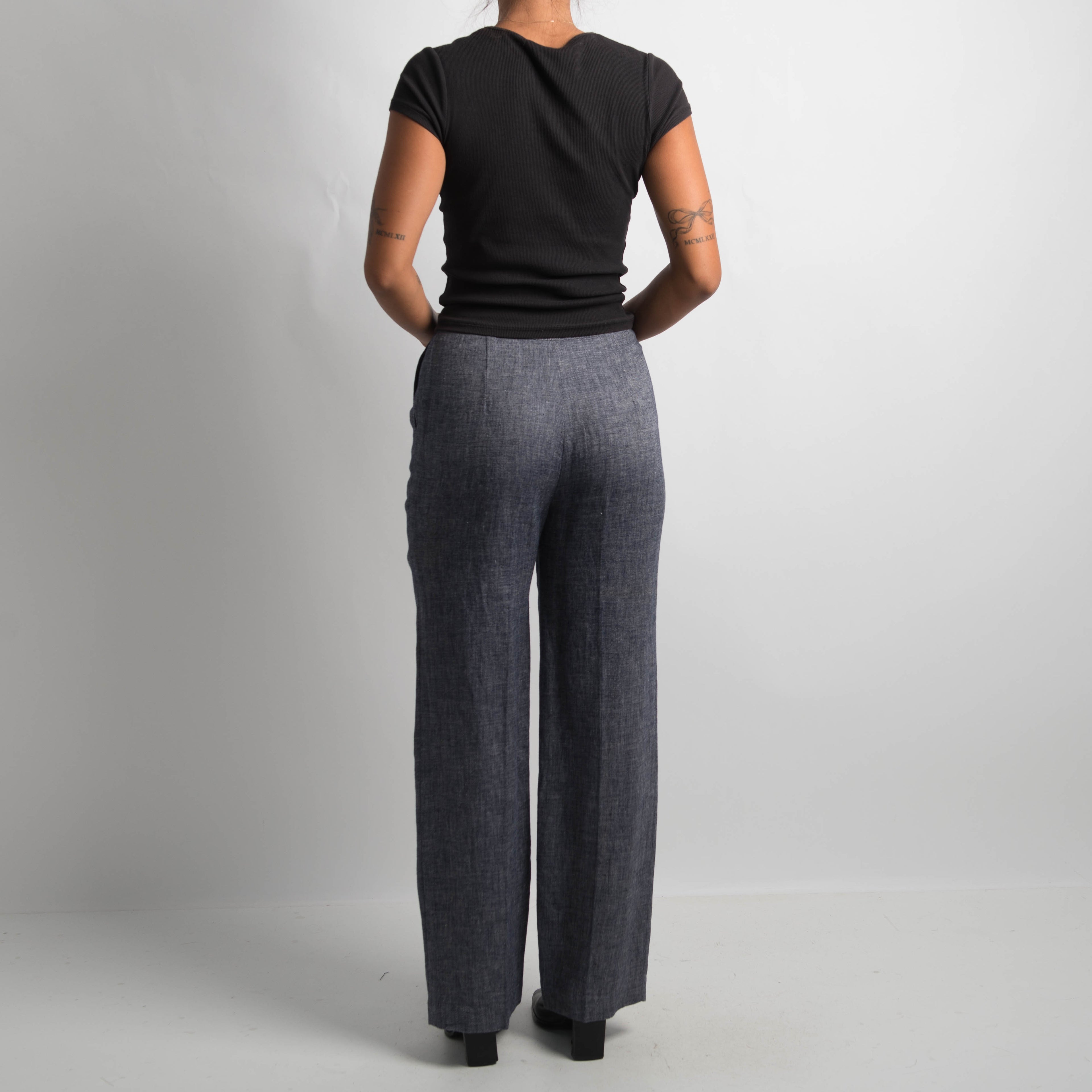 BLUE MARLE LINEN PANTS