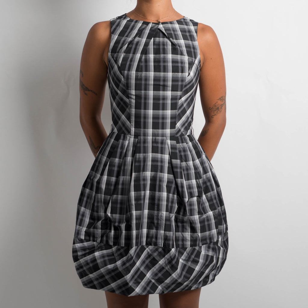 PLAID BUBBLE DRESS