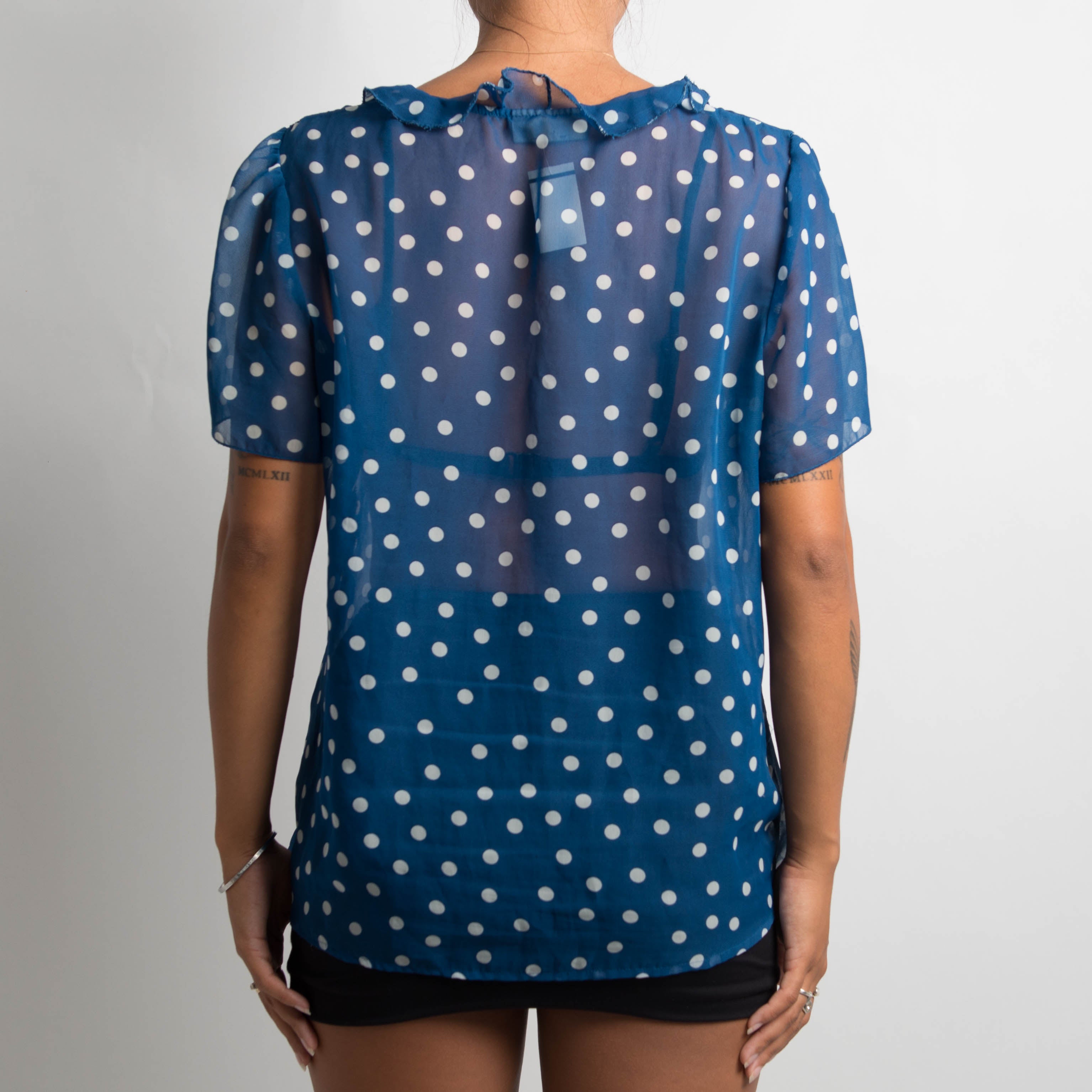 SHEER POLKA DOT TOP